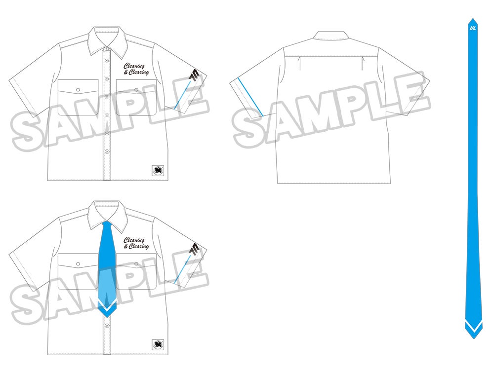 PRE-ORDER Good Smile Company - Blue Archive - C&C Motif Work Shirt