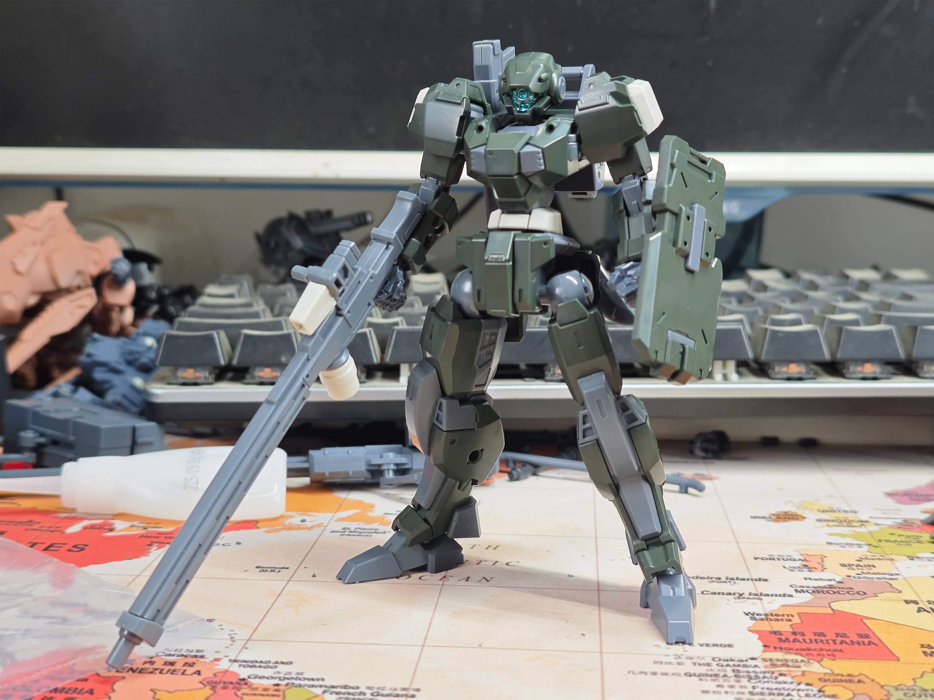 SPECIAL ORDER SHEIK MAINLAND - Ultra Action Trooper - V-gilante: Green 1/144 [JP]