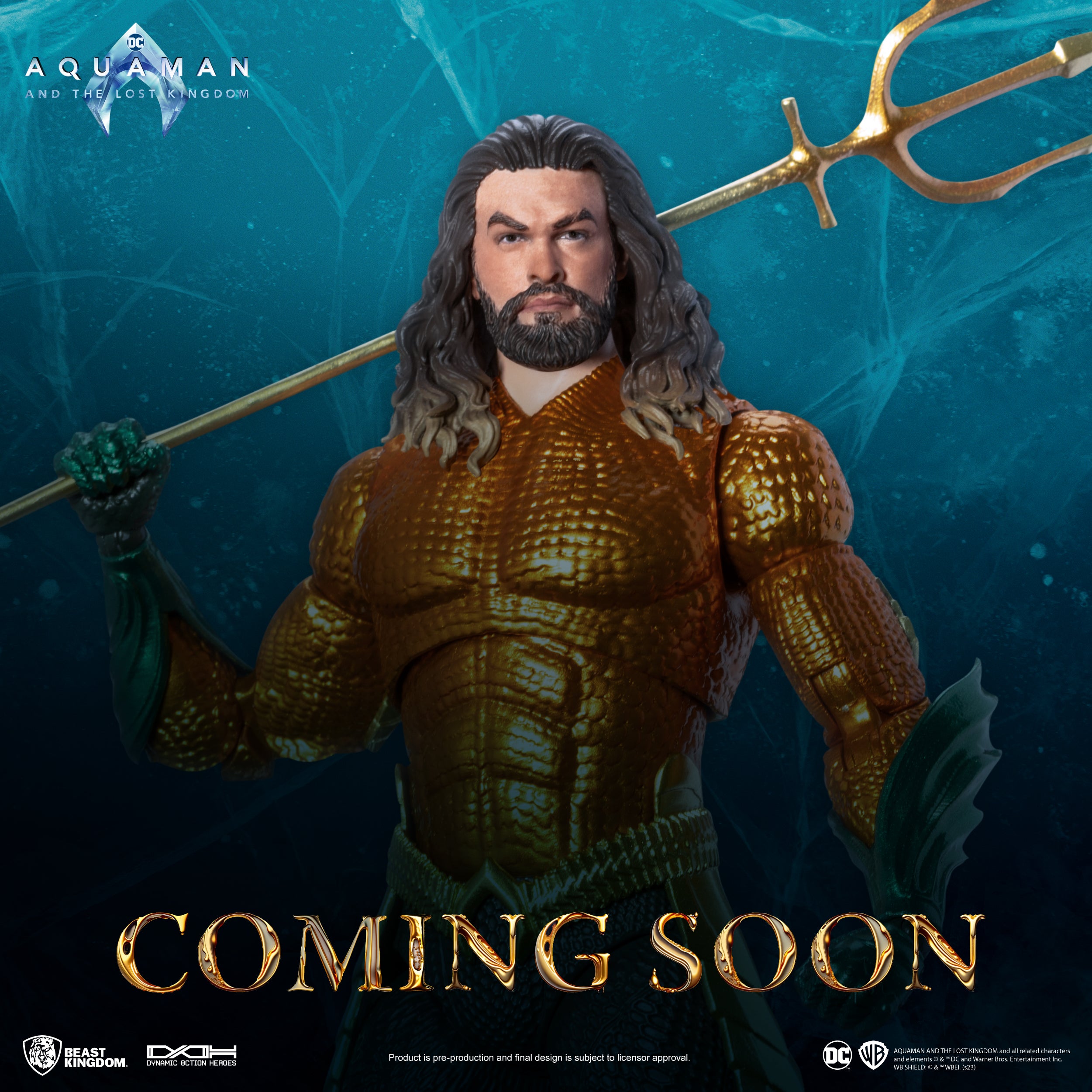 PRE-ORDER Beast Kingdom - Dynamic 8action Heroes - Aquaman and the Lost Kingdom - Aquaman