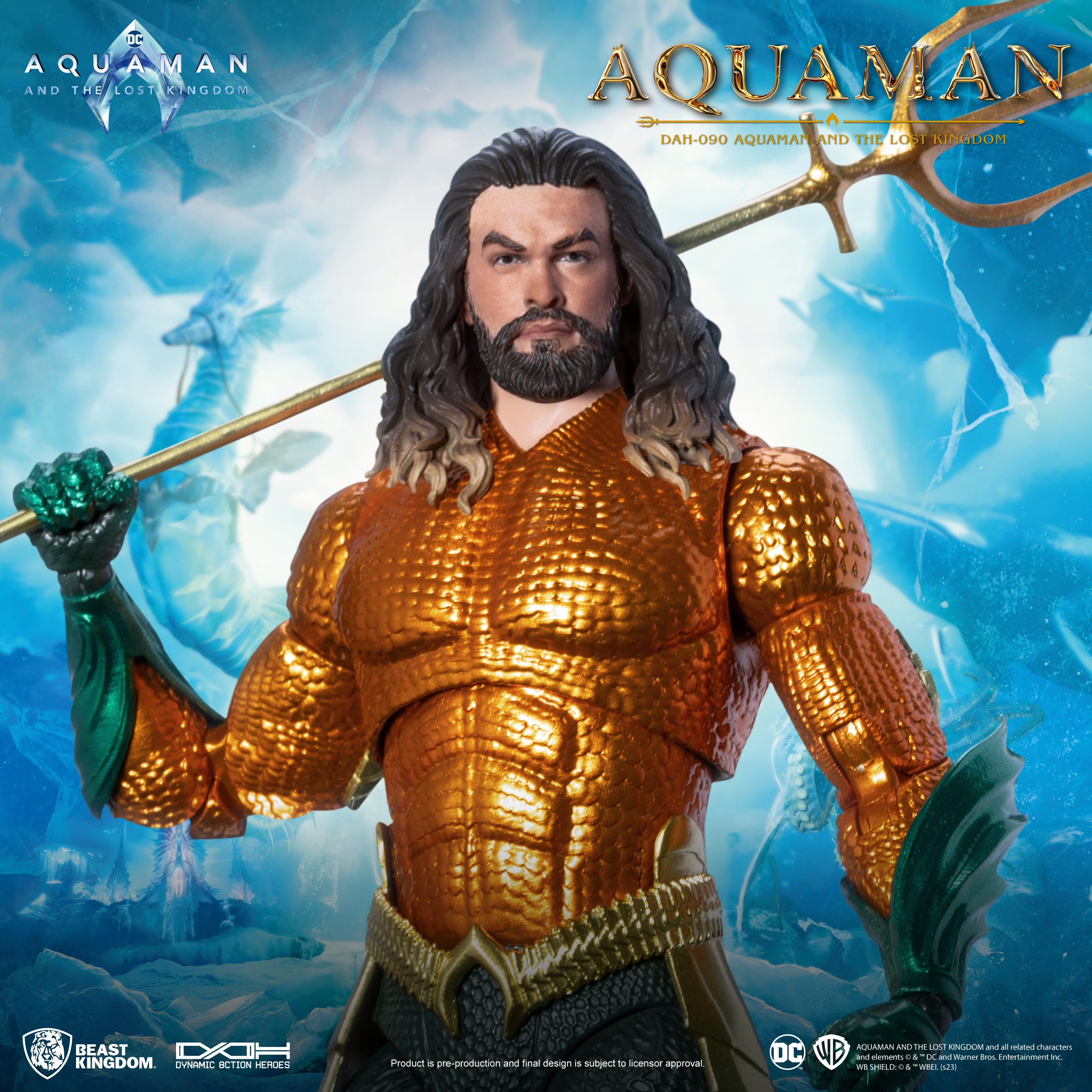 PRE-ORDER Beast Kingdom - Dynamic 8action Heroes - Aquaman and the Lost Kingdom - Aquaman