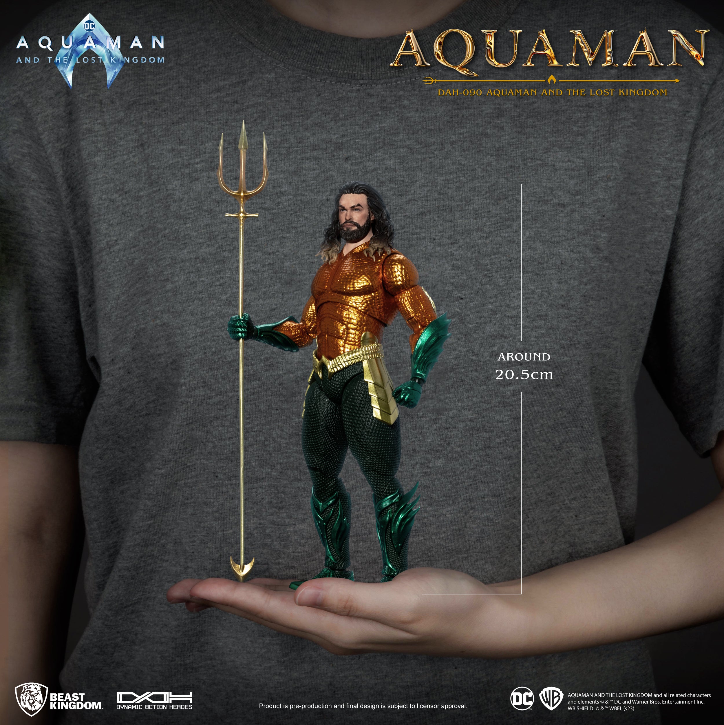 PRE-ORDER Beast Kingdom - Dynamic 8action Heroes - Aquaman and the Lost Kingdom - Aquaman