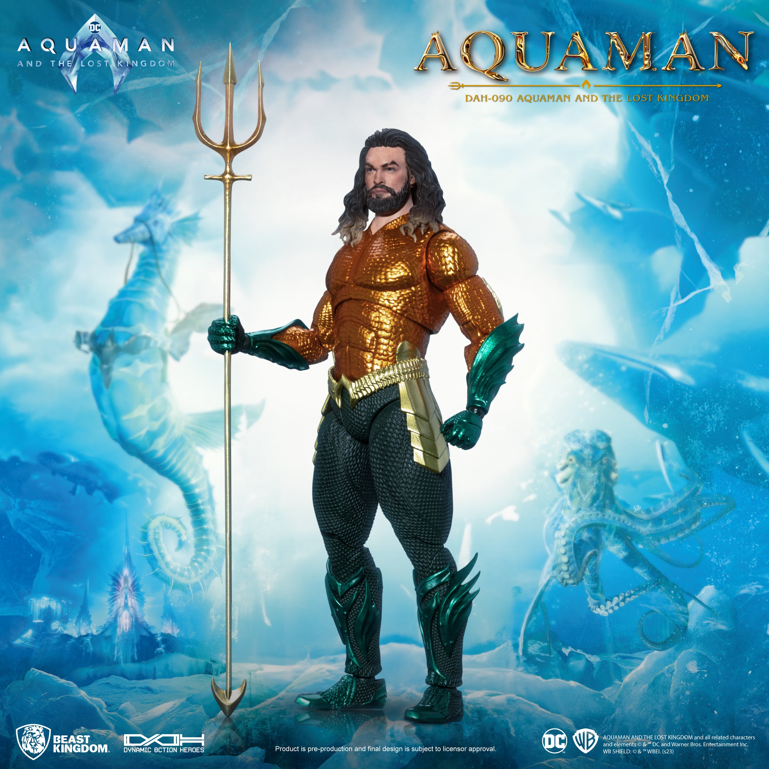 PRE-ORDER Beast Kingdom - Dynamic 8action Heroes - Aquaman and the Lost Kingdom - Aquaman