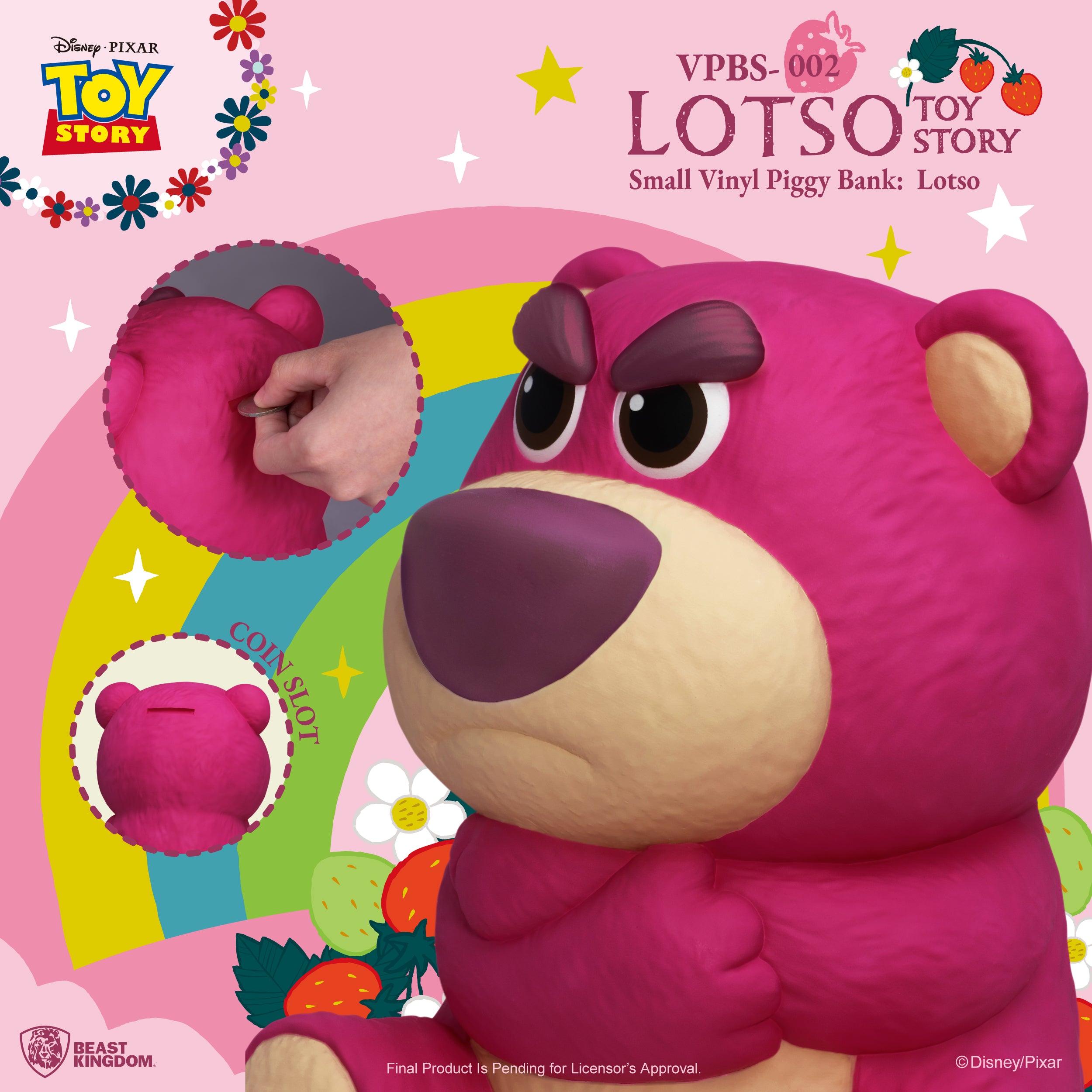 PRE-ORDER Beast Kingdom - Toy Story Small Vinyl Piggy Bank: Lotso