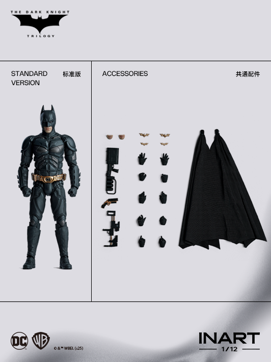 PRE-ORDER Queen Studios - Inart - The Dark Knight Rises: Batman: Standard 1/12