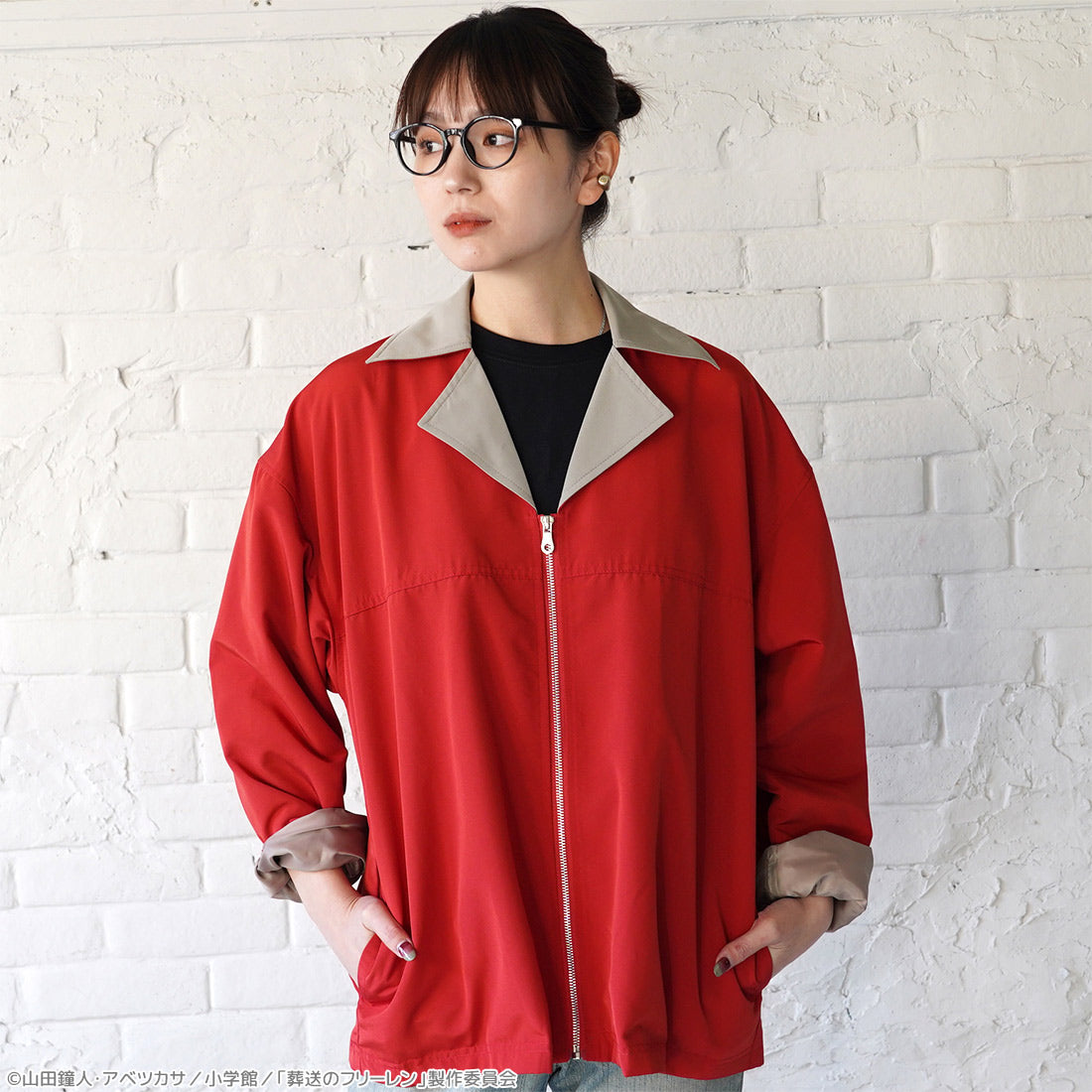 SPECIAL ORDER AKROS - Frieren: Beyond Journey's End Big Silhouette Blouson (Jacket) - Stark: L [JP]