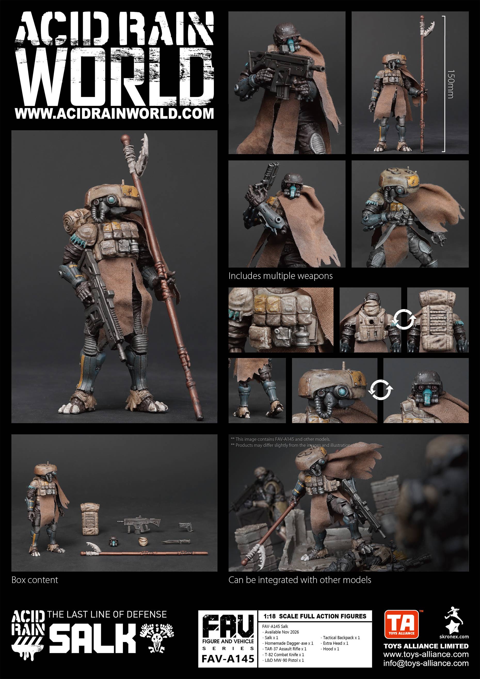 SPECIAL ORDER TOYS-ALLIANCE - Acid Rain - FAV-A145 - Salk 1/18 [JP]