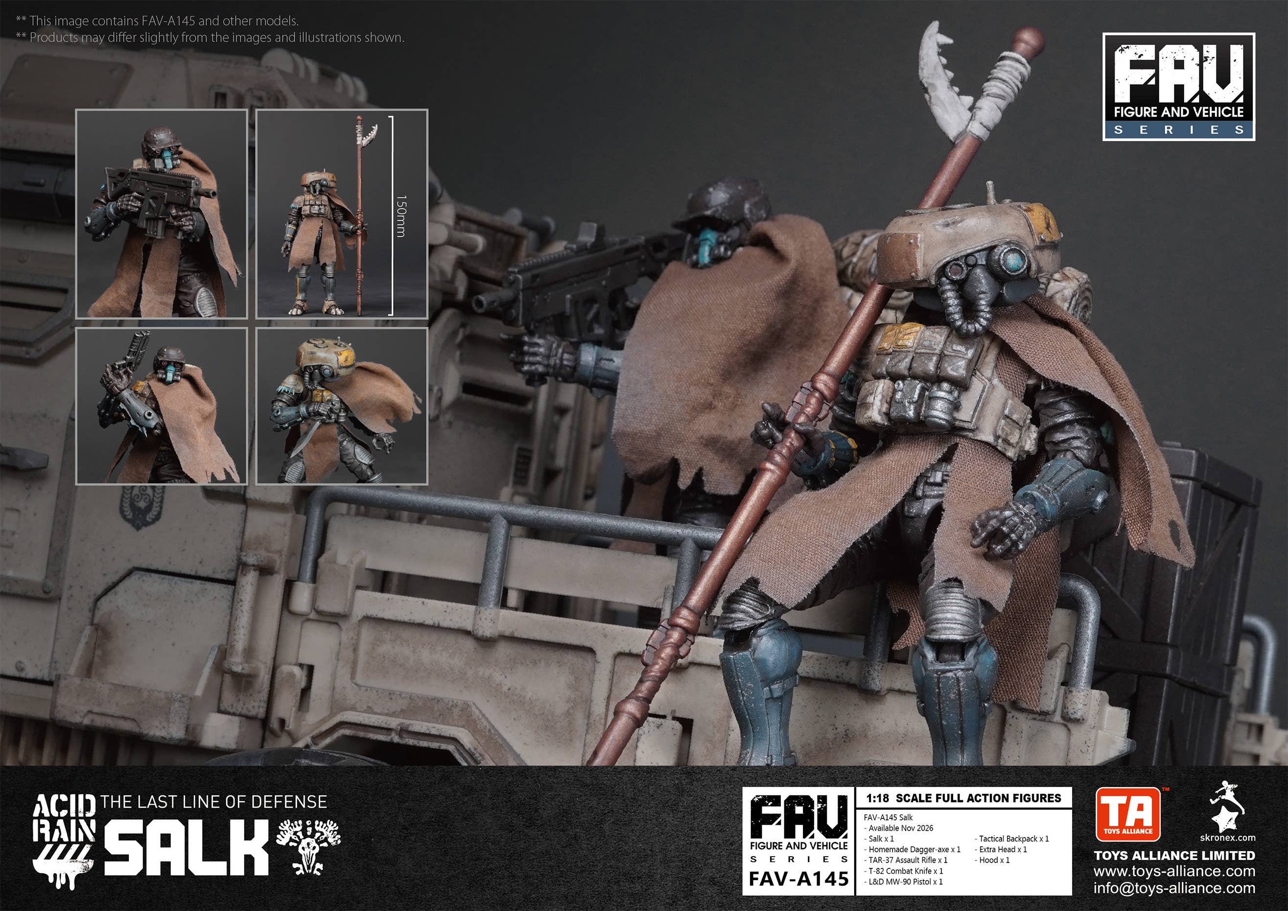SPECIAL ORDER TOYS-ALLIANCE - Acid Rain - FAV-A145 - Salk 1/18 [JP]