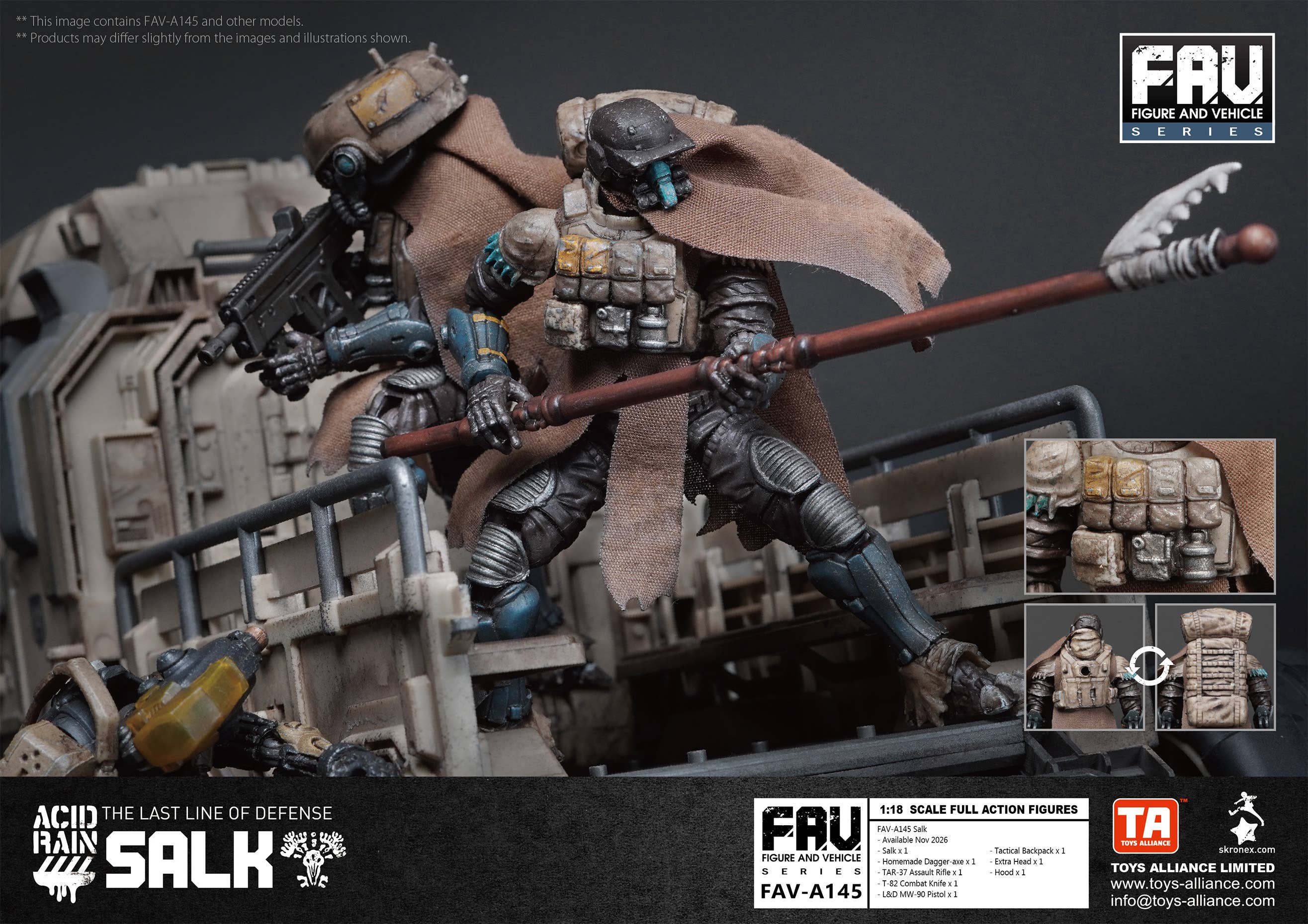 SPECIAL ORDER TOYS-ALLIANCE - Acid Rain - FAV-A145 - Salk 1/18 [JP]