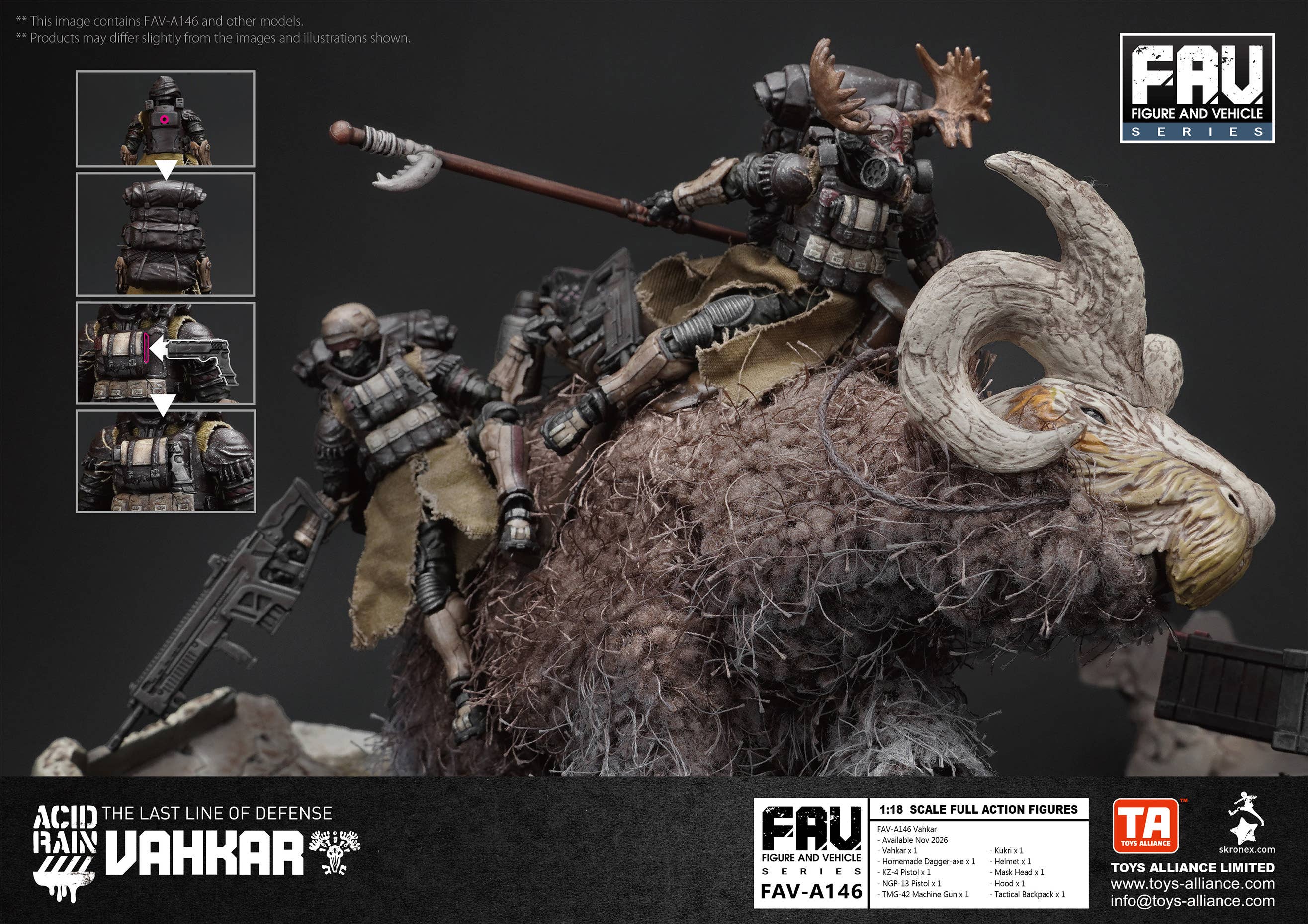 SPECIAL ORDER TOYS-ALLIANCE - Acid Rain - FAV-A146 - Vahkar 1/18 [JP]