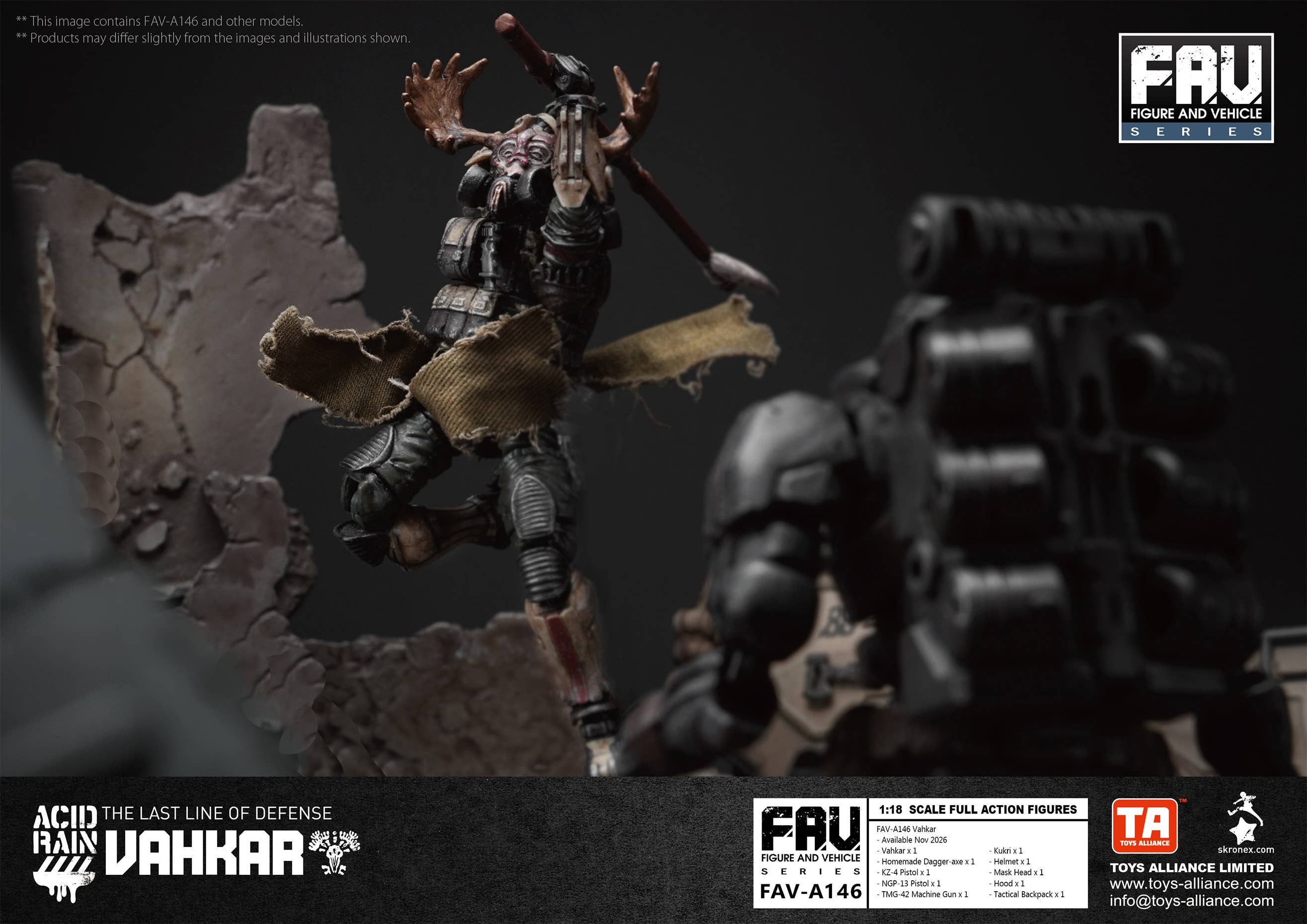 SPECIAL ORDER TOYS-ALLIANCE - Acid Rain - FAV-A146 - Vahkar 1/18 [JP]