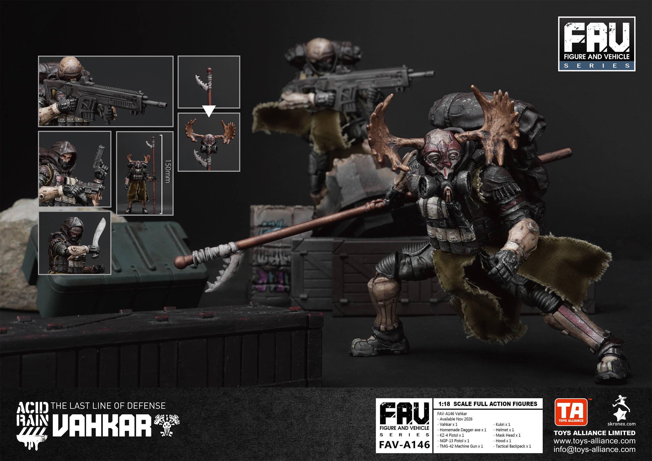 SPECIAL ORDER TOYS-ALLIANCE - Acid Rain - FAV-A146 - Vahkar 1/18 [JP]