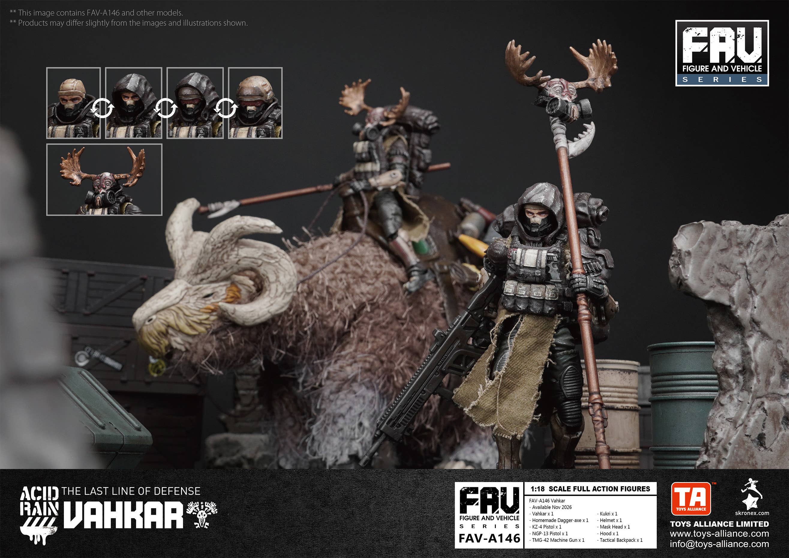SPECIAL ORDER TOYS-ALLIANCE - Acid Rain - FAV-A146 - Vahkar 1/18 [JP]