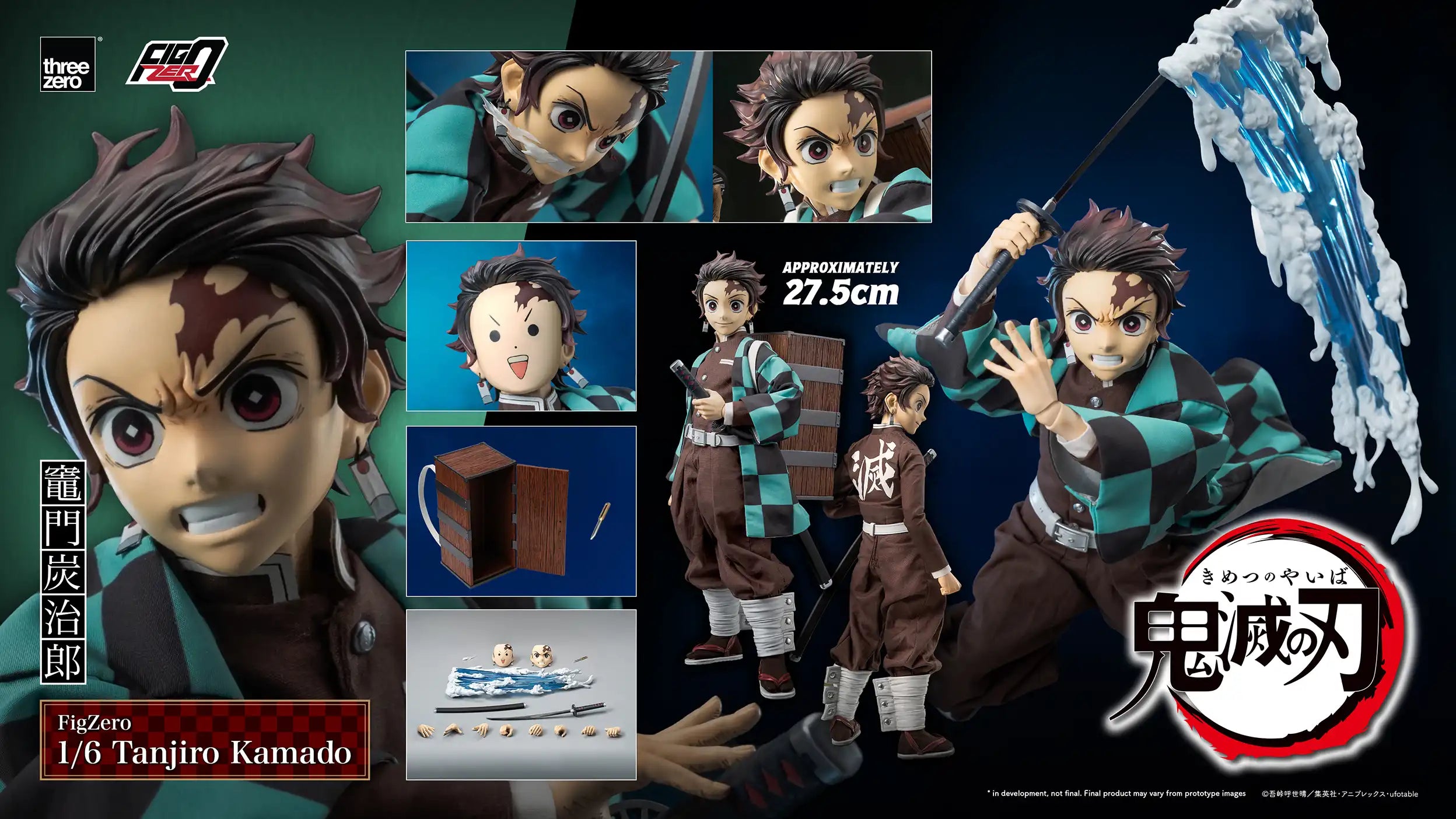 PRE-ORDER threezero - FigZero - Demon Slayer: Kimetsu no Yaiba - Tanjiro Kamado 1/6