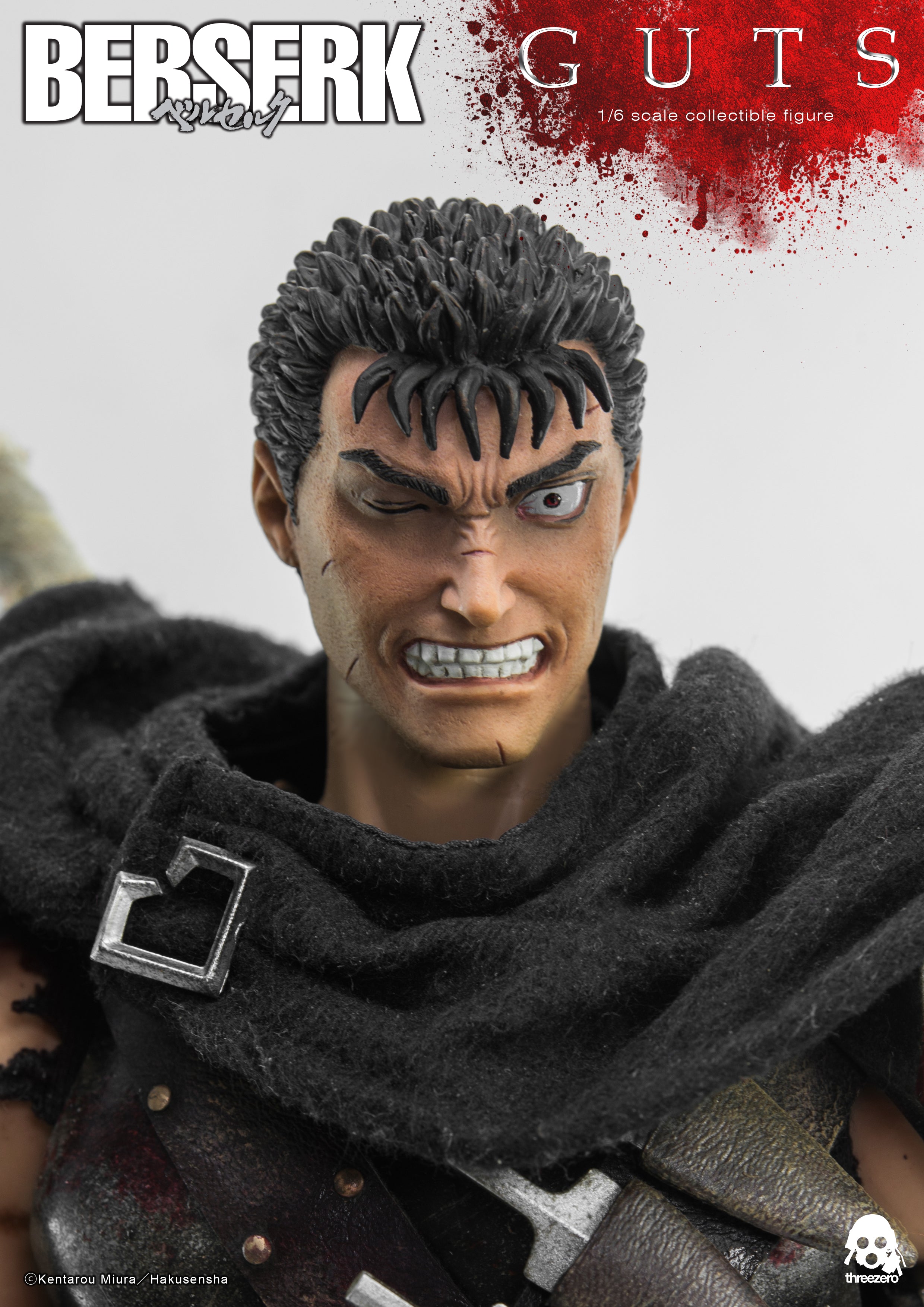 PRE-ORDER threezero - BERSERK - Guts: Black Swordsman 1/6