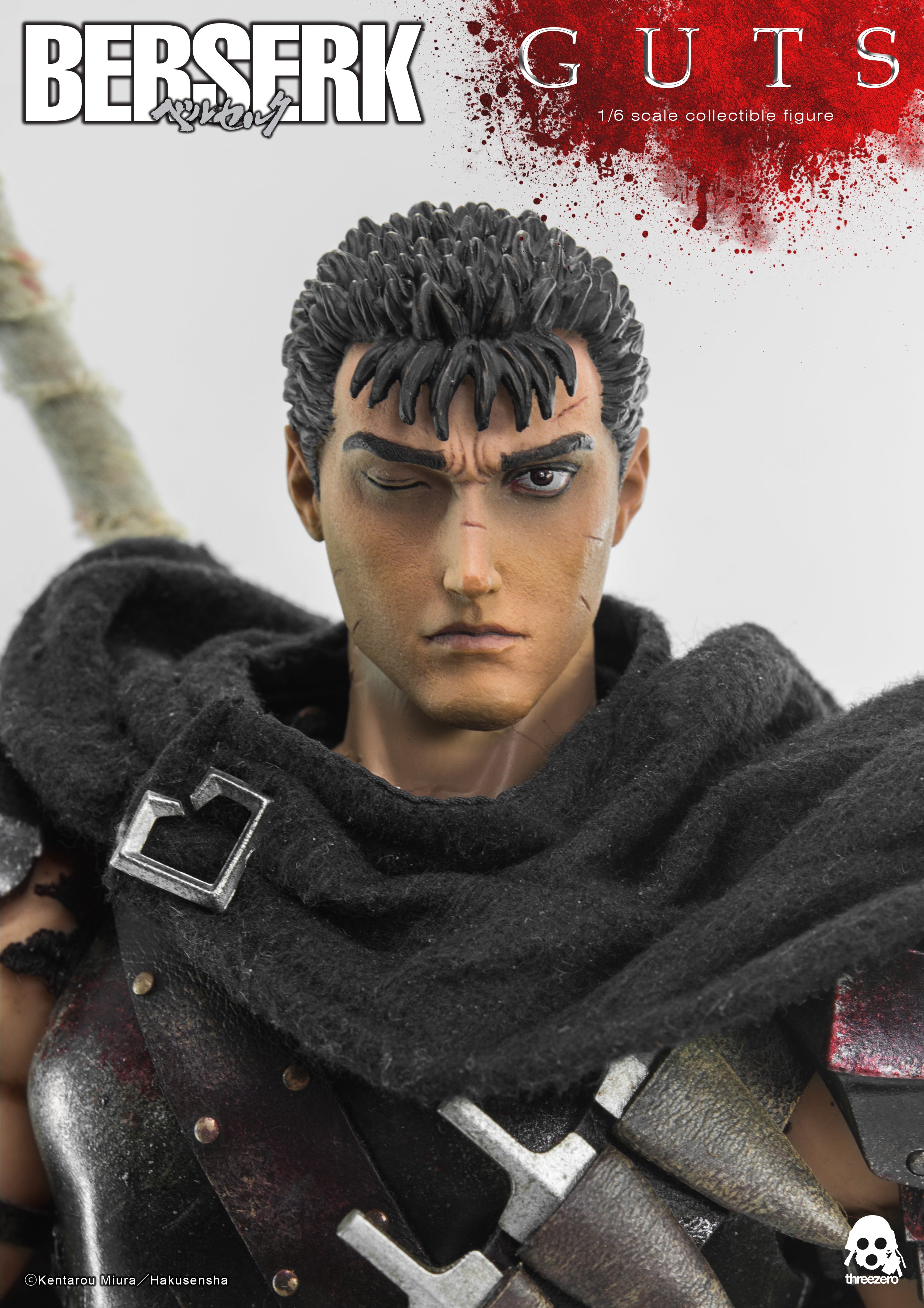 PRE-ORDER threezero - BERSERK - Guts: Black Swordsman 1/6