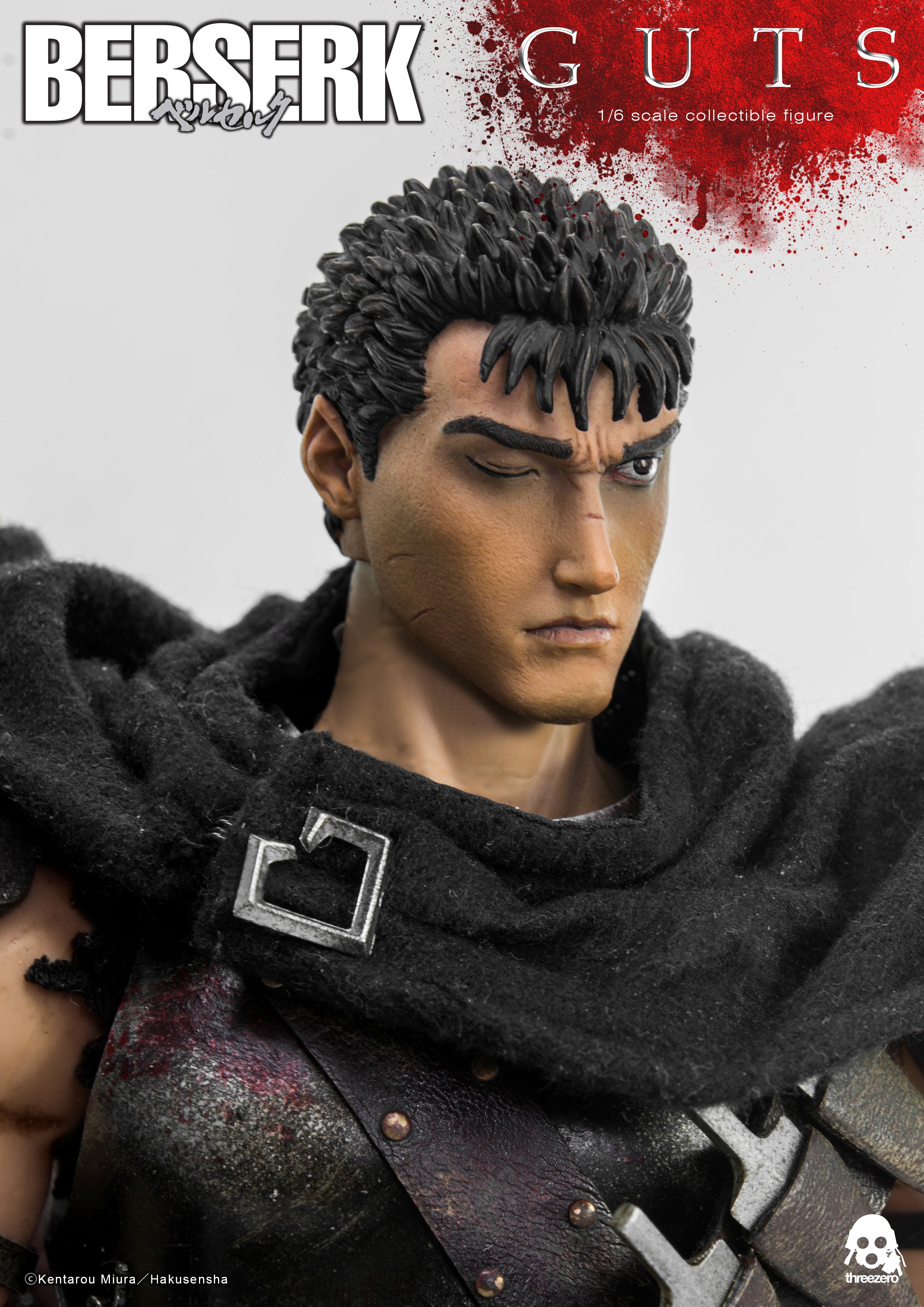 PRE-ORDER threezero - BERSERK - Guts: Black Swordsman 1/6