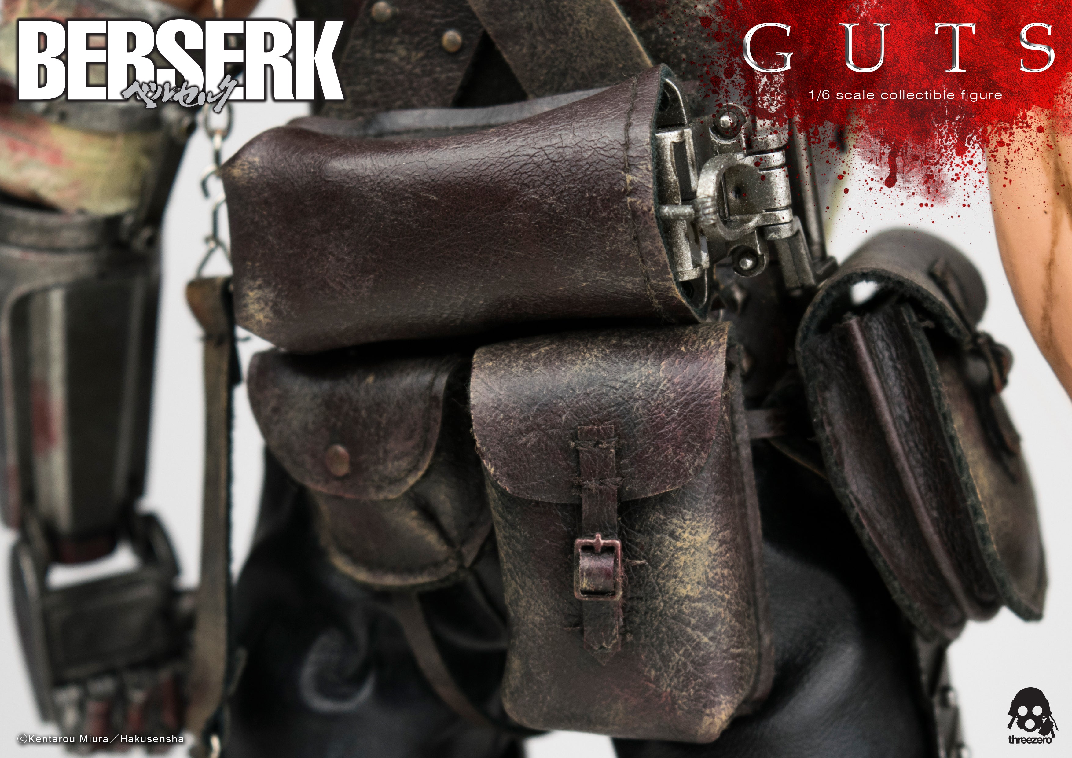 PRE-ORDER threezero - BERSERK - Guts: Black Swordsman 1/6