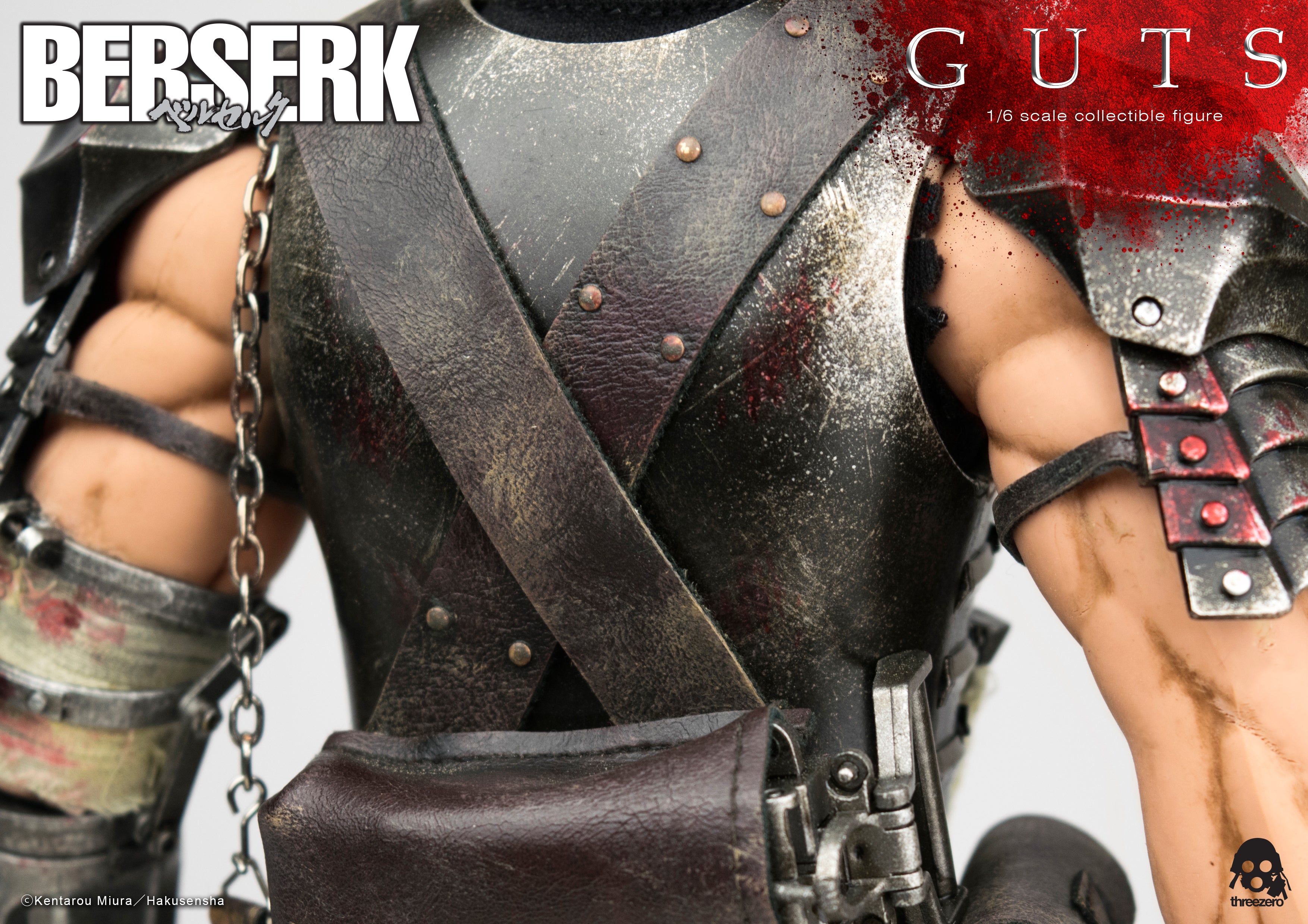 PRE-ORDER threezero - BERSERK - Guts: Black Swordsman 1/6