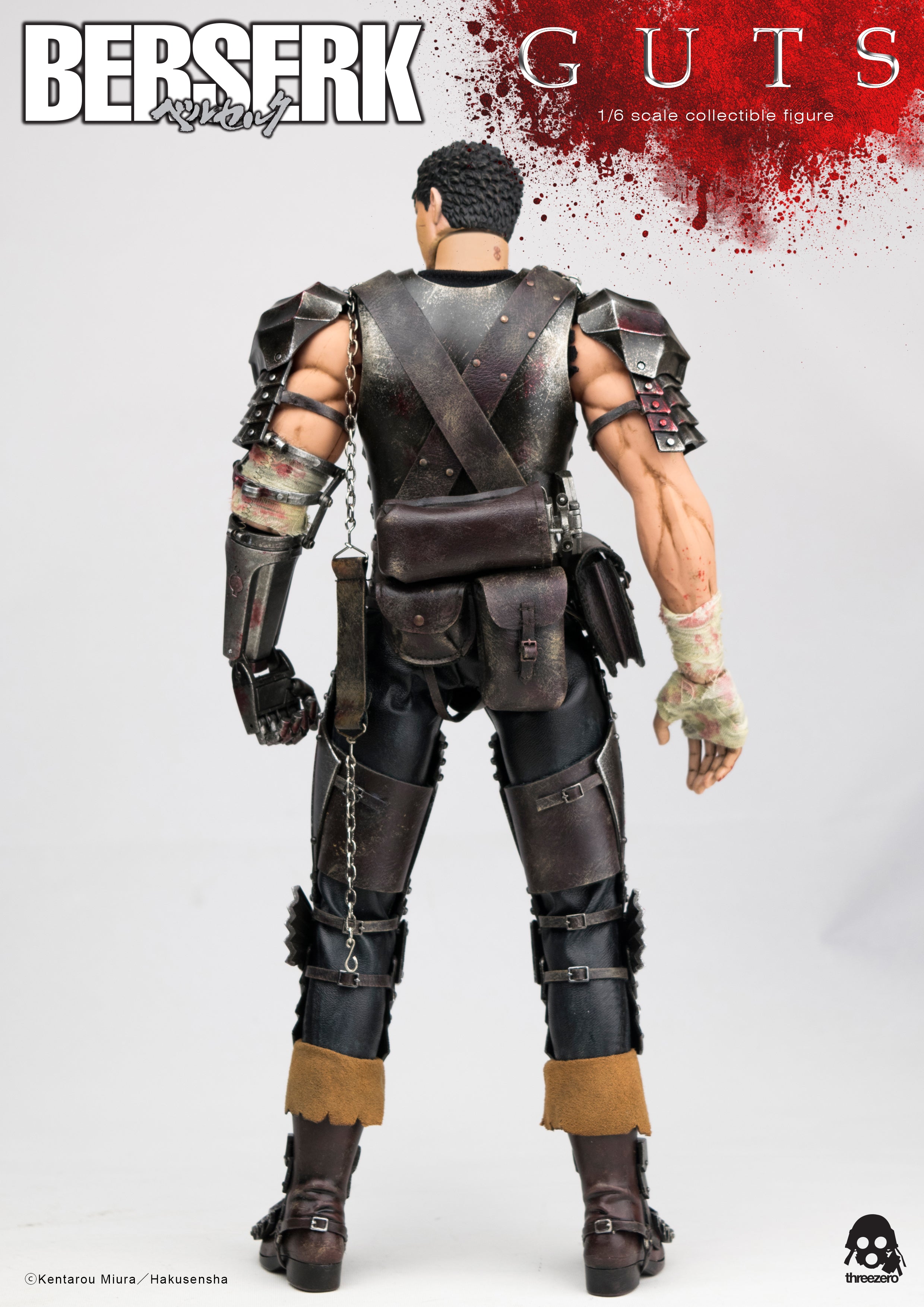 PRE-ORDER threezero - BERSERK - Guts: Black Swordsman 1/6