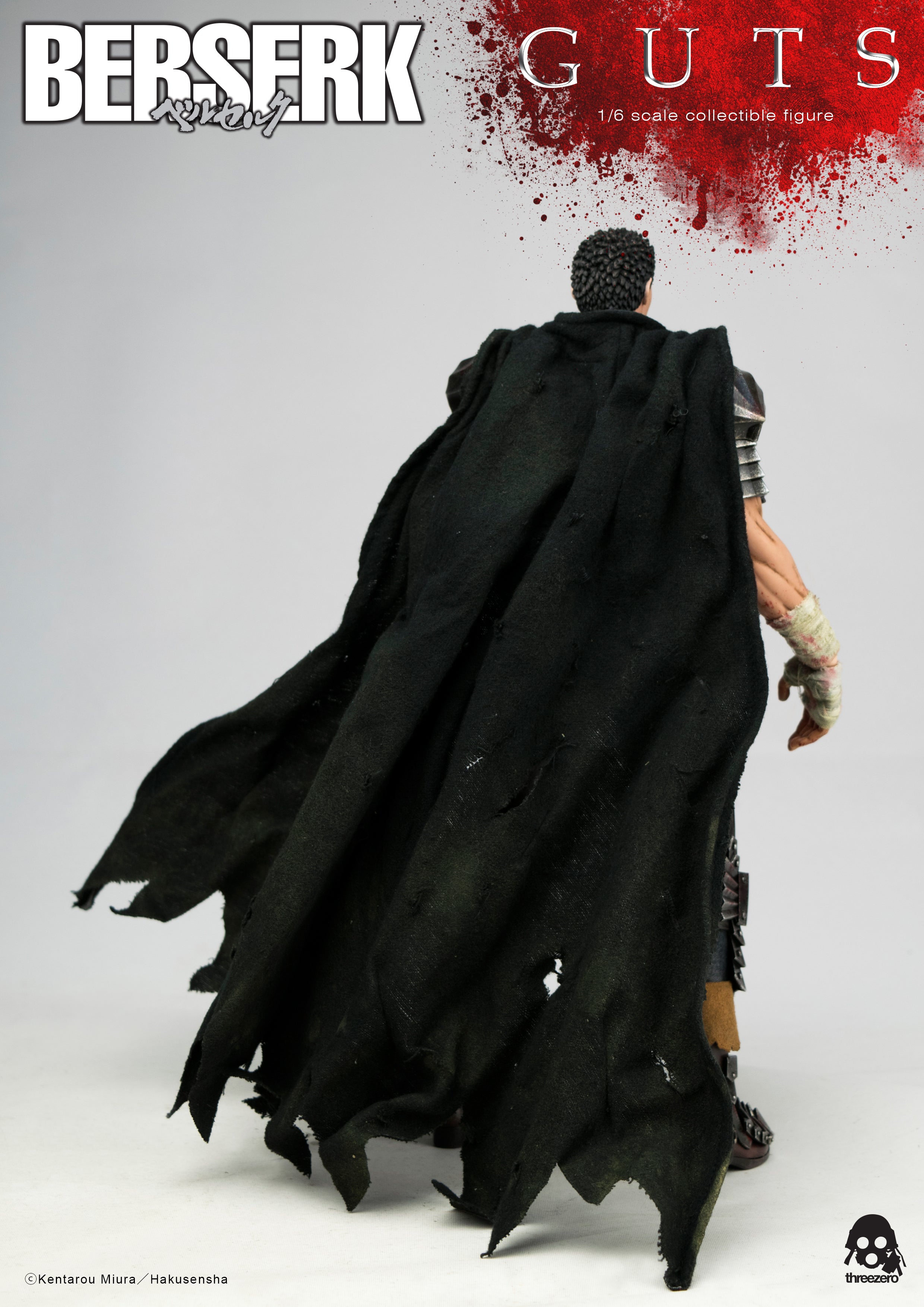 PRE-ORDER threezero - BERSERK - Guts: Black Swordsman 1/6