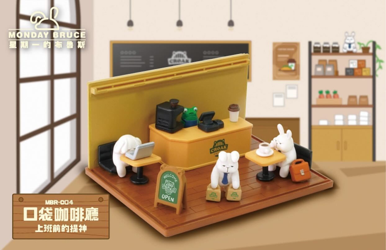 IN-STOCK Toys Alliance - Monday Bruce MBR-C04 Mini Scenario Series - Refreshing before work