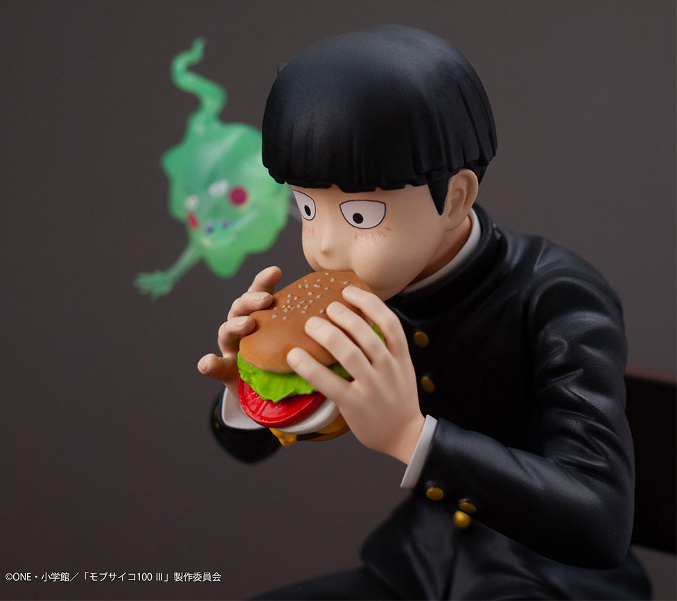 PRE-ORDER Bunbougu Cafe - Mob Psycho 100 III x Bunbougu Cafe 2022 Figure - Shigeo Kageyama & Dimple
