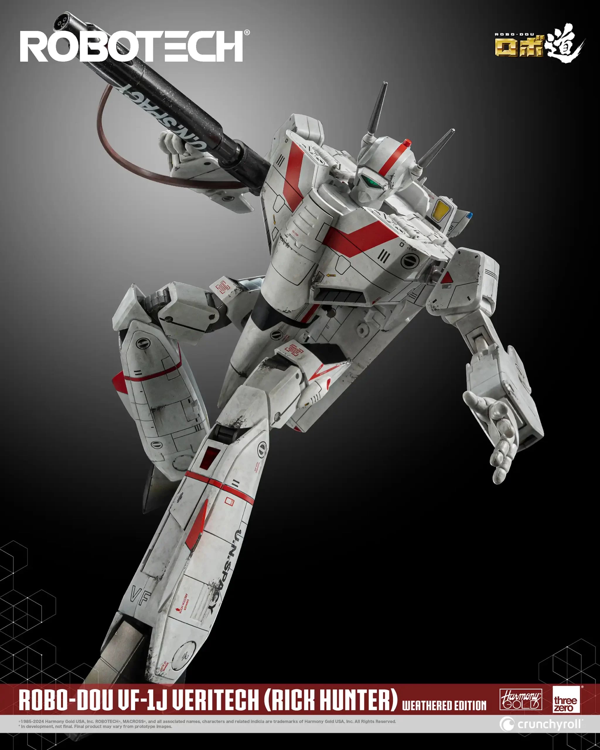 PRE-ORDER threezero - Robo-Dou - Robotech - VF-1J Veritech: Rick Hunter Use Weathered Edition [EXCLUSIVE]