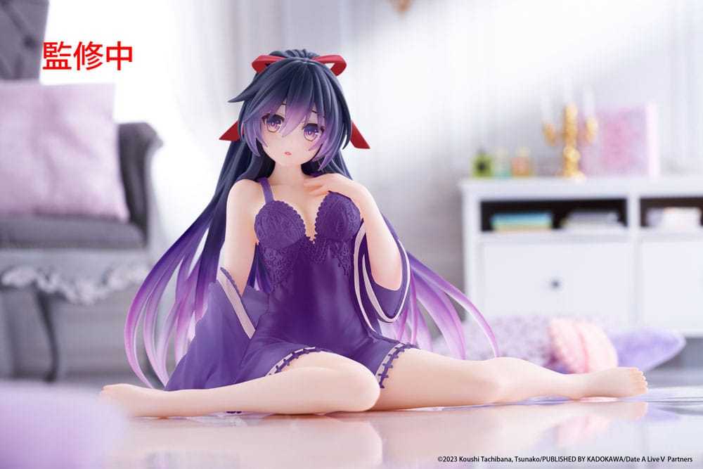 PRE-ORDER TAITO - Date A Live V Desktop Cute Figure - Tohka Yatogami: Nightwear Ver. Renewal