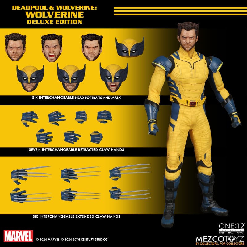 PRE-ORDER Mezco - One:12 Collective - Deadpool & Wolverine - Wolverine: Deluxe Edition 1/12