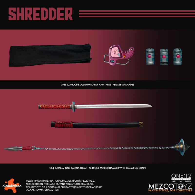 PRE-ORDER Mezco - One:12 Collective - Teenage Mutant Ninja Turtles - Shredder 1/12