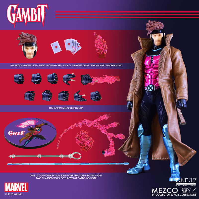PRE-ORDER MEZCO Toys - One 12 Collective - X-Men - Gambit