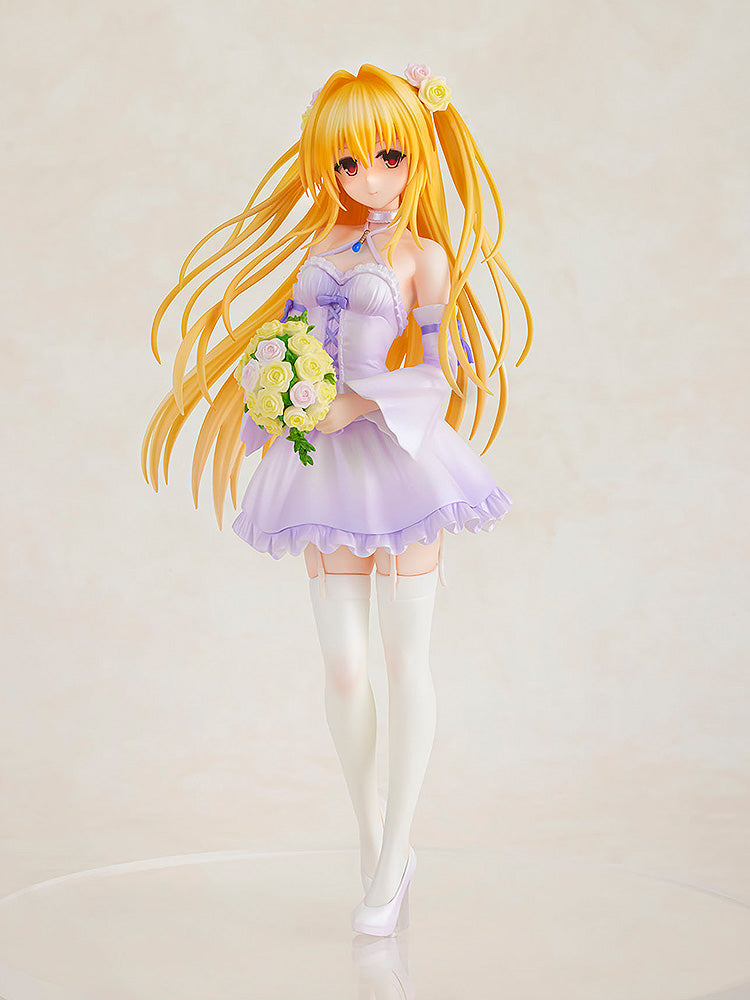 PRE-ORDER Kadokawa - To Love-Ru Darkness - Golden Darkness Wedding Dress Ver. 1/7