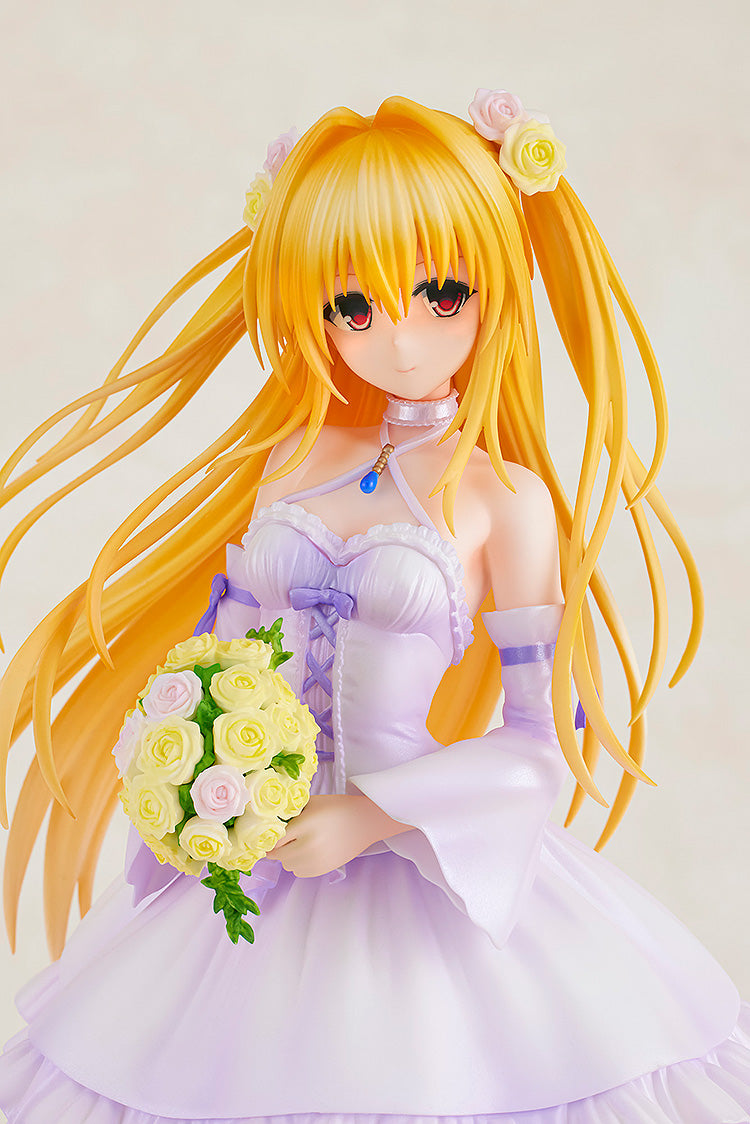 PRE-ORDER Kadokawa - To Love-Ru Darkness - Golden Darkness Wedding Dress Ver. 1/7