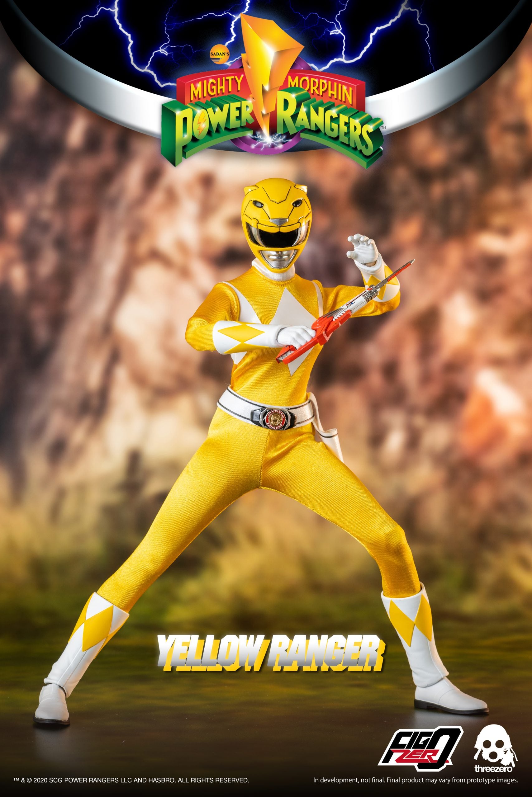 PRE-ORDER threezero - FigZero - Mighty Morphin Power Rangers - Yellow Ranger 1/6 [2024-Q1 Release]