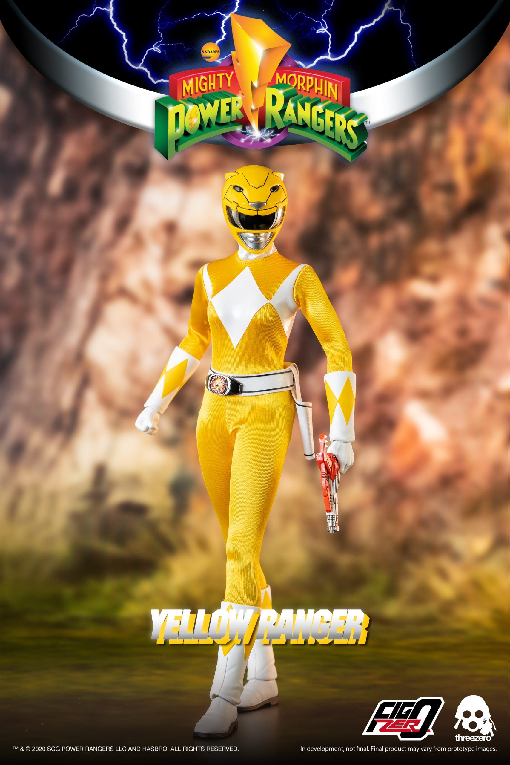 PRE-ORDER threezero - FigZero - Mighty Morphin Power Rangers - Yellow Ranger 1/6 [2024-Q1 Release]