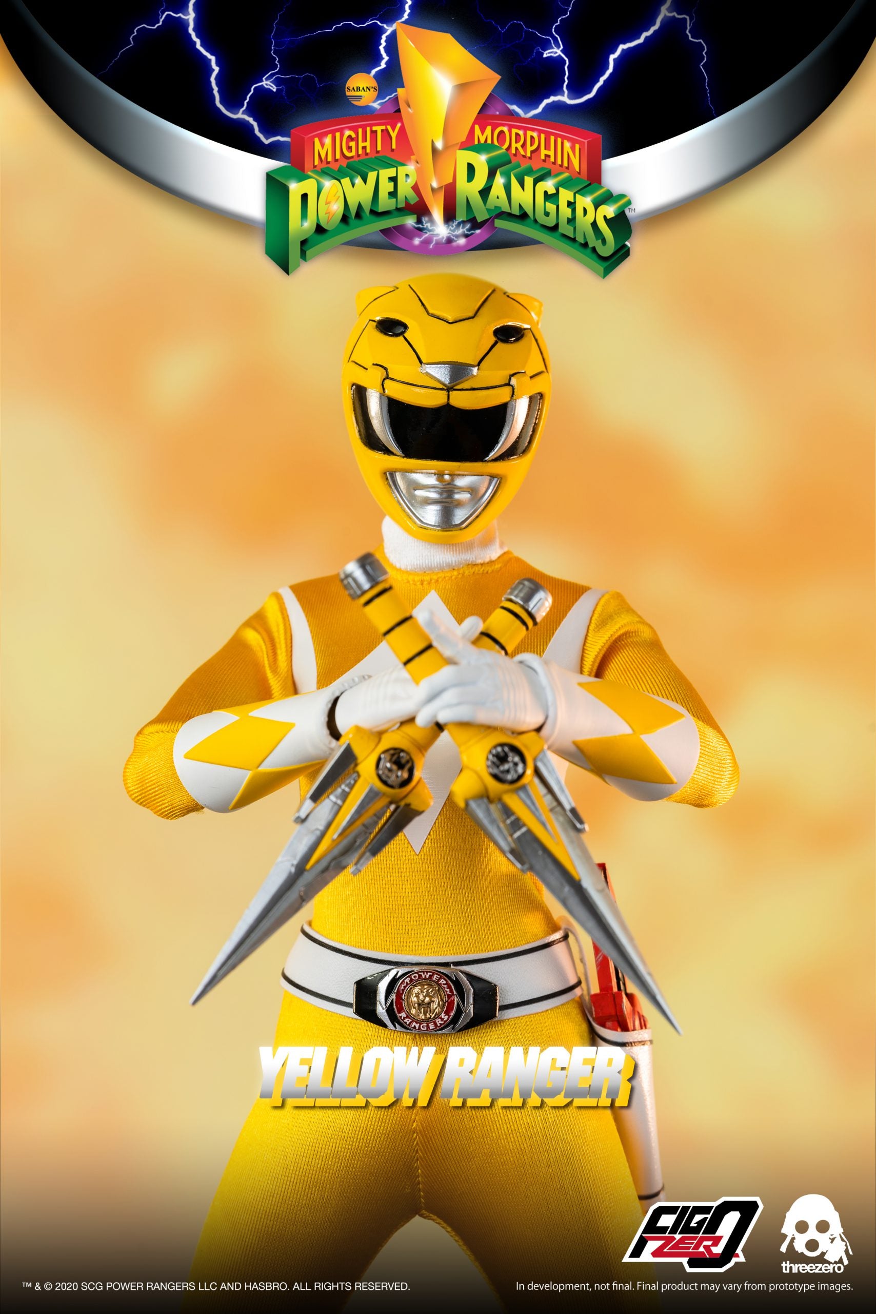 PRE-ORDER threezero - FigZero - Mighty Morphin Power Rangers - Yellow Ranger 1/6 [2024-Q1 Release]