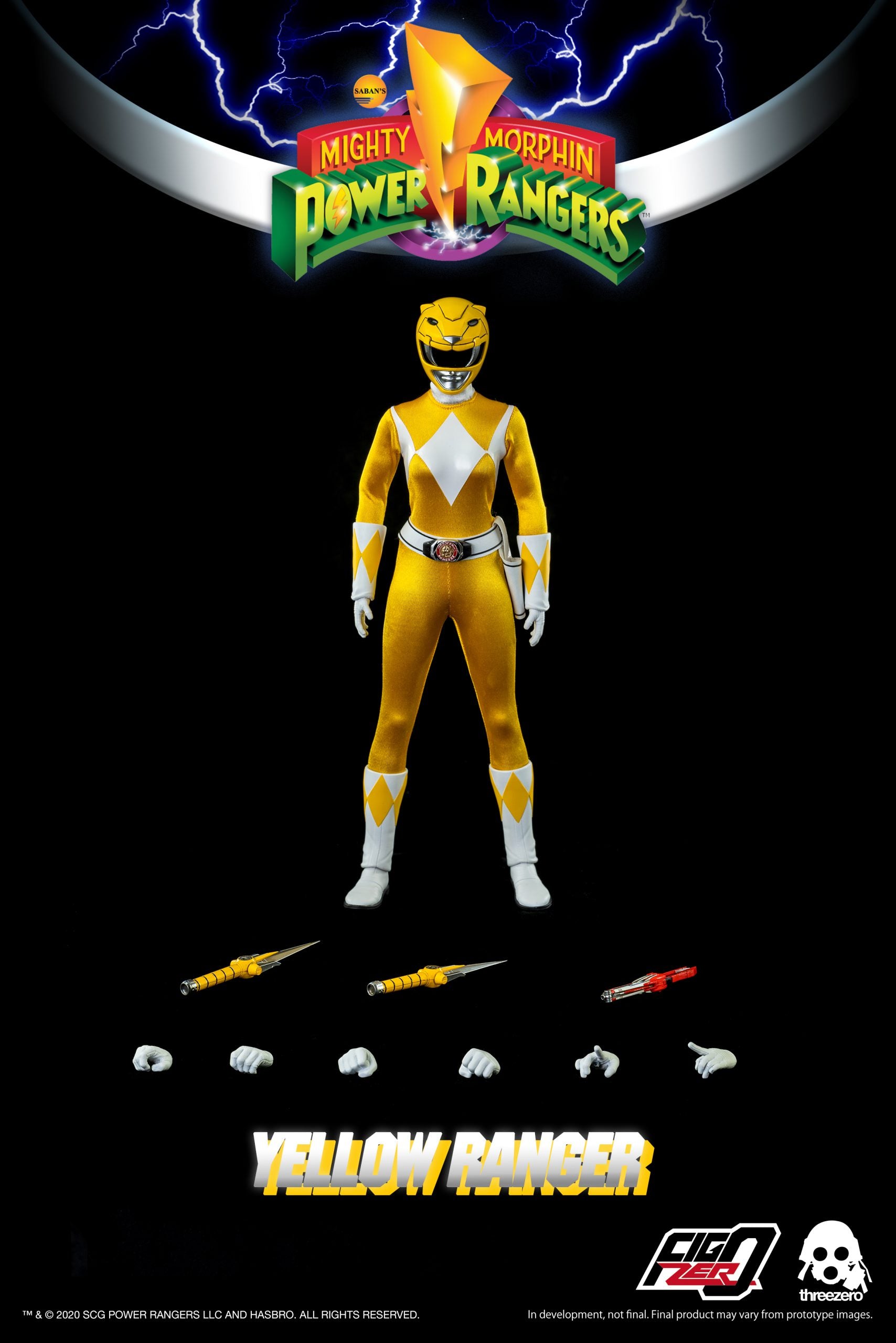 PRE-ORDER threezero - FigZero - Mighty Morphin Power Rangers - Yellow Ranger 1/6 [2024-Q1 Release]
