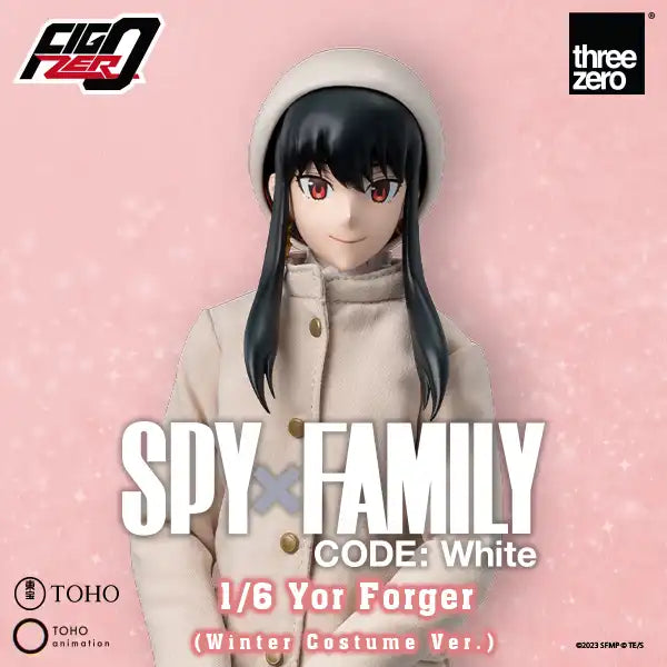 PRE-ORDER threezero - FigZero - SPY×FAMILY CODE: White - Yor Forger: Winter Costume Ver. 1/6