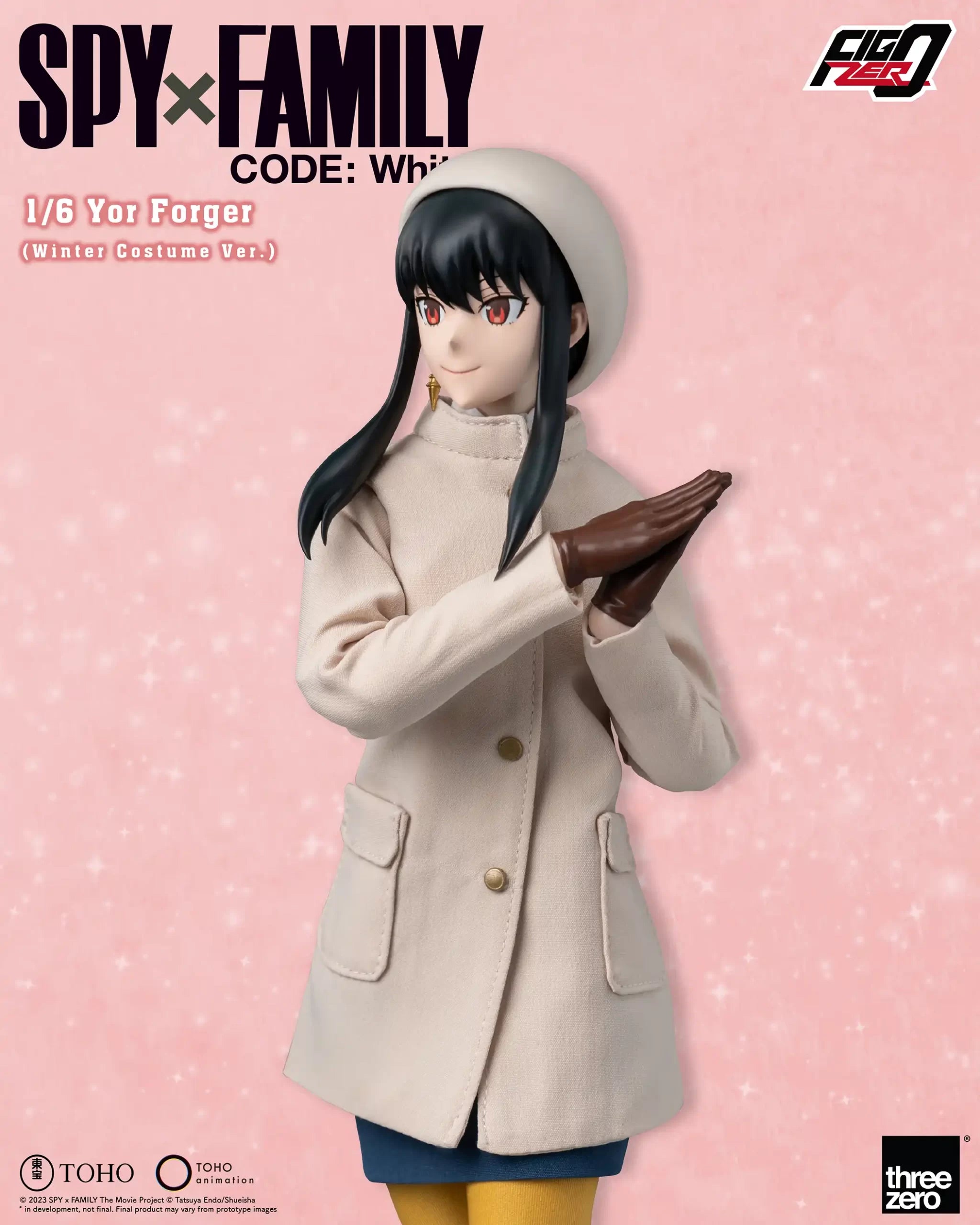 PRE-ORDER threezero - FigZero - SPY×FAMILY CODE: White - Yor Forger: Winter Costume Ver. 1/6