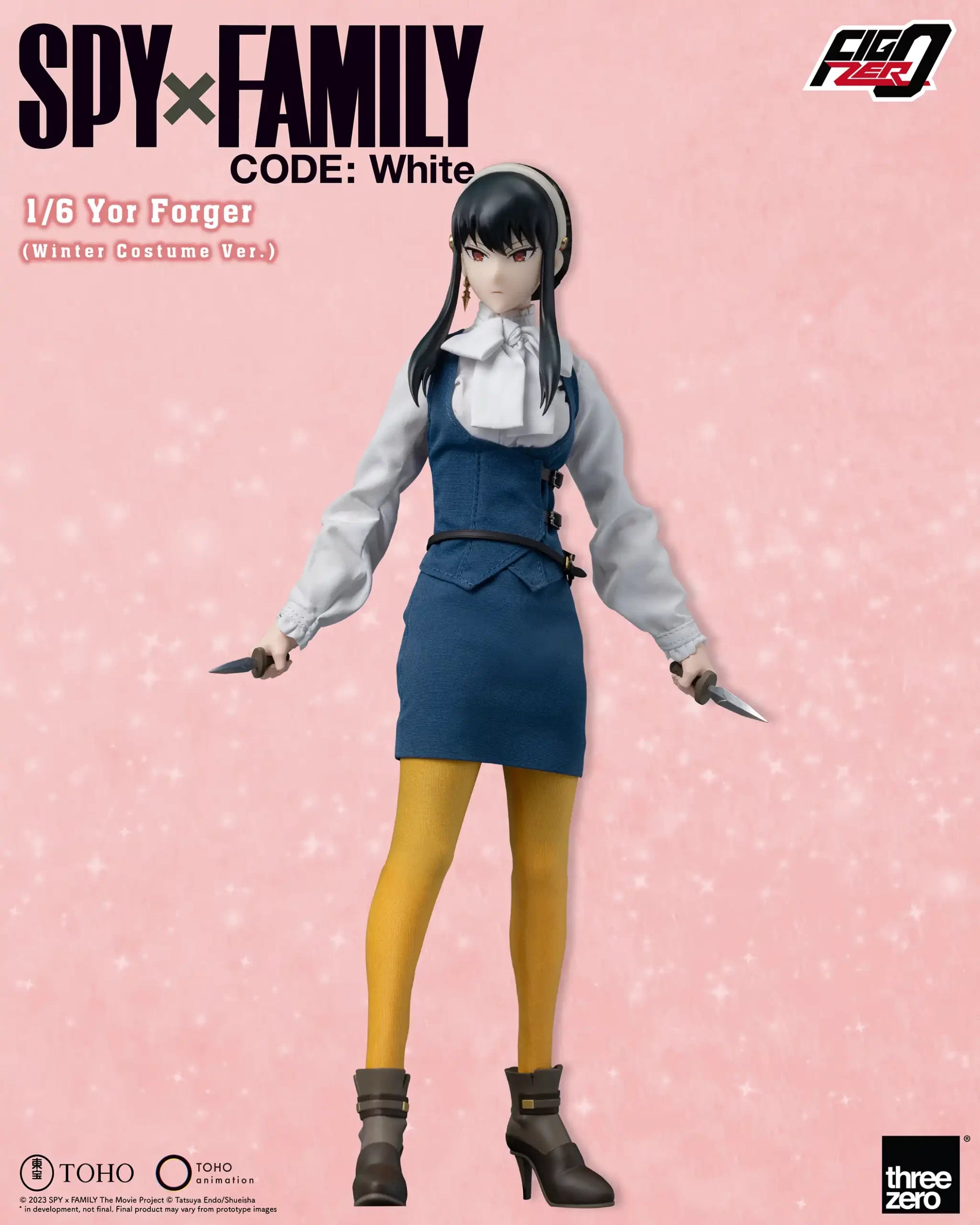 PRE-ORDER threezero - FigZero - SPY×FAMILY CODE: White - Yor Forger: Winter Costume Ver. 1/6