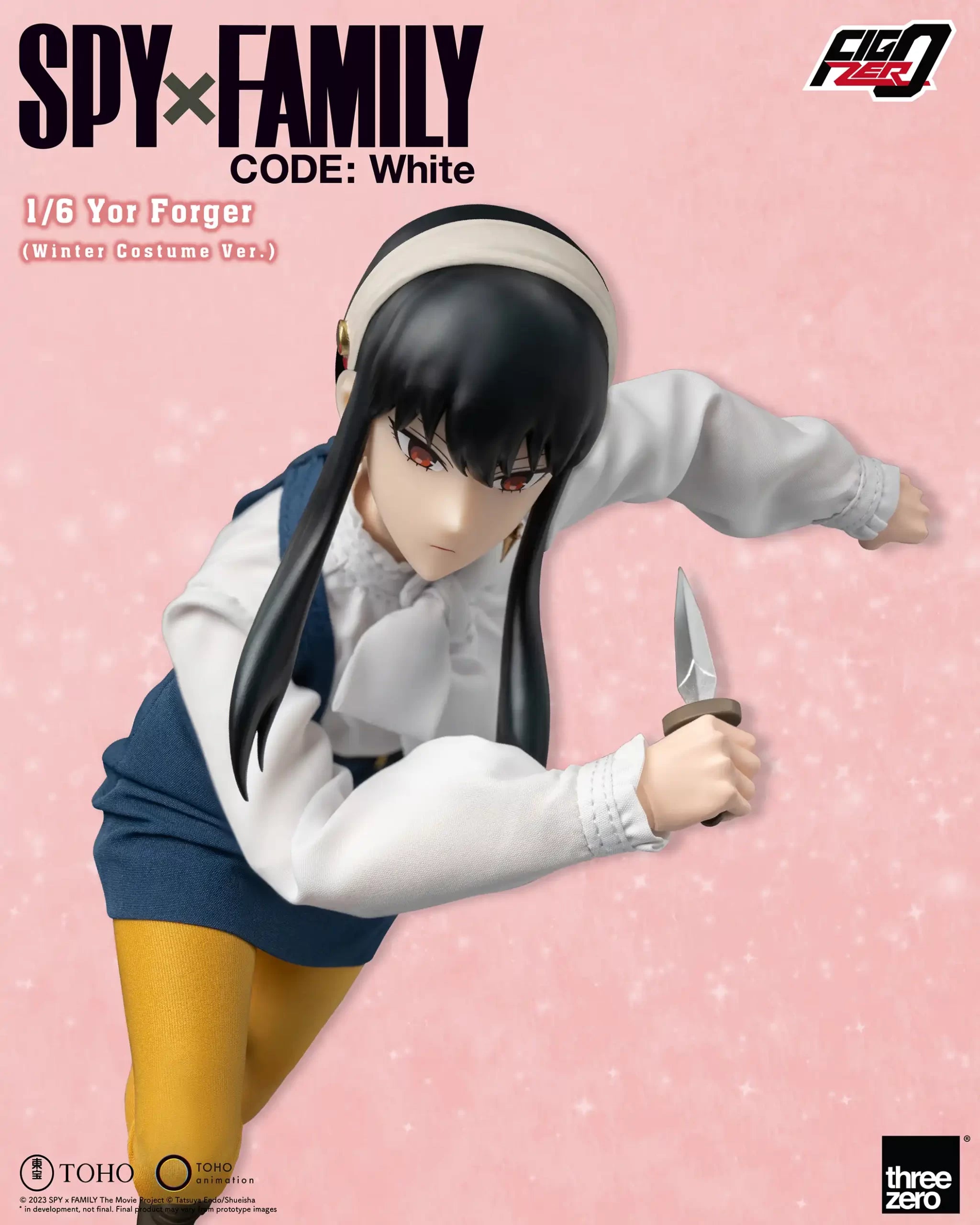 PRE-ORDER threezero - FigZero - SPY×FAMILY CODE: White - Yor Forger: Winter Costume Ver. 1/6
