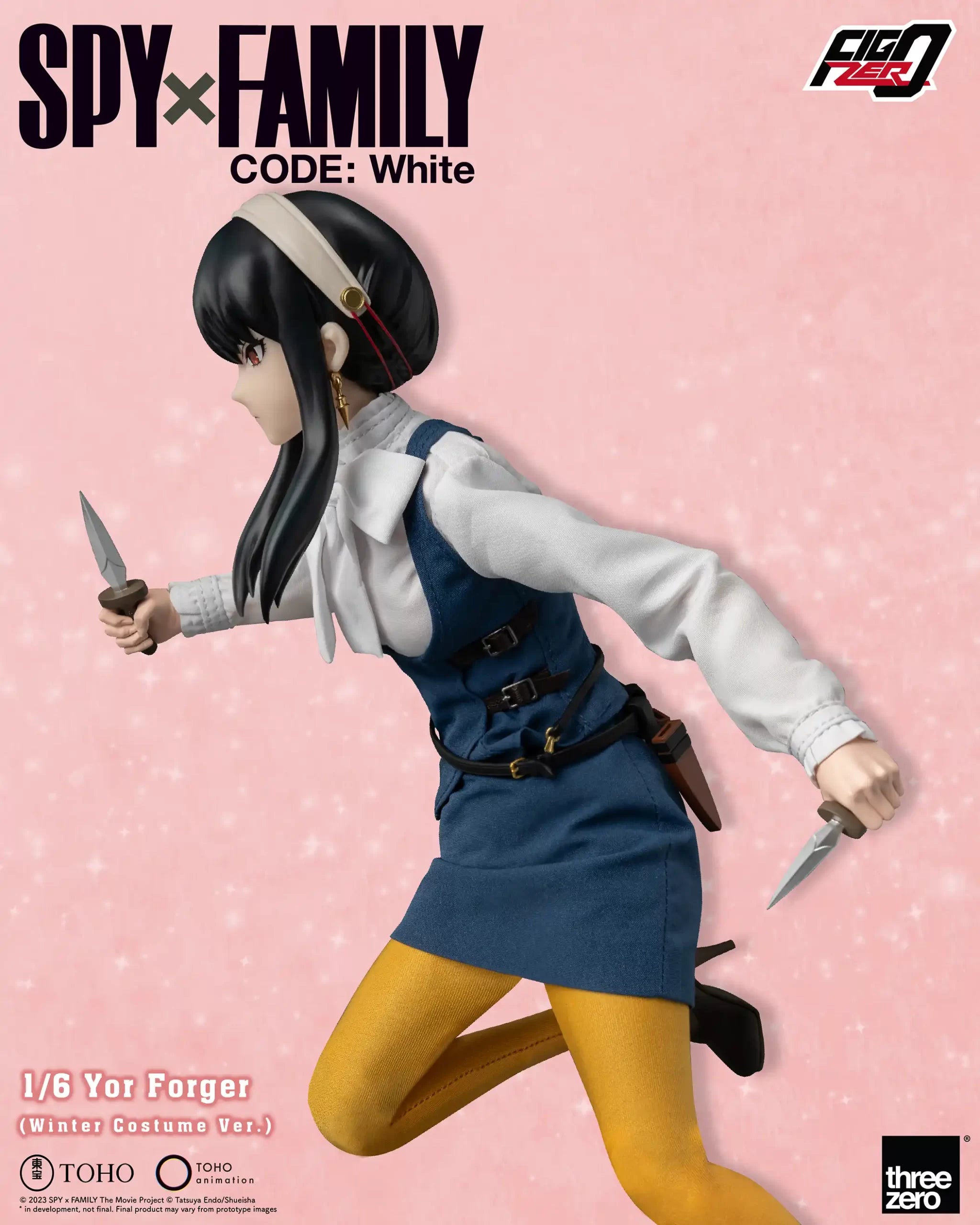 PRE-ORDER threezero - FigZero - SPY×FAMILY CODE: White - Yor Forger: Winter Costume Ver. 1/6