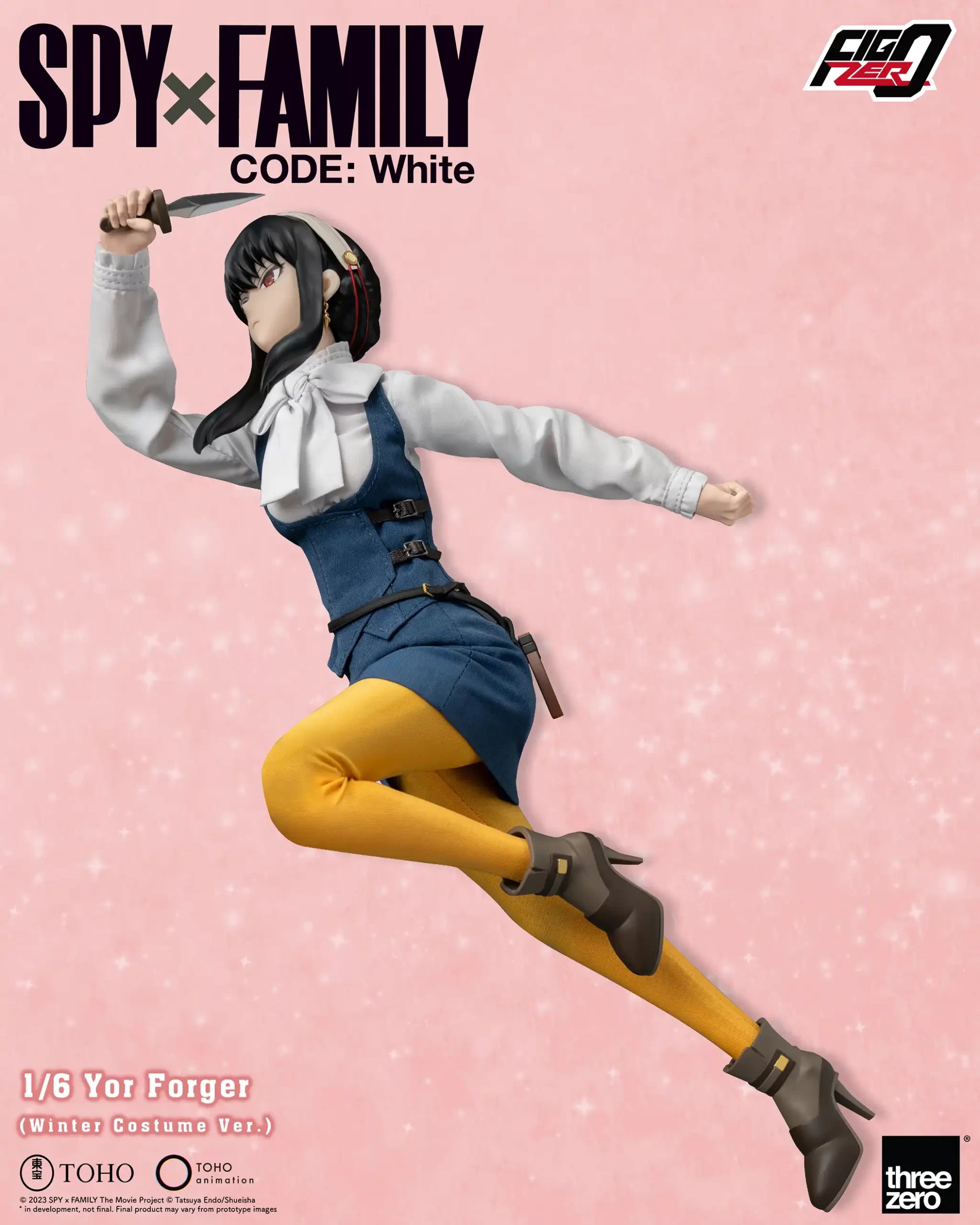 PRE-ORDER threezero - FigZero - SPY×FAMILY CODE: White - Yor Forger: Winter Costume Ver. 1/6