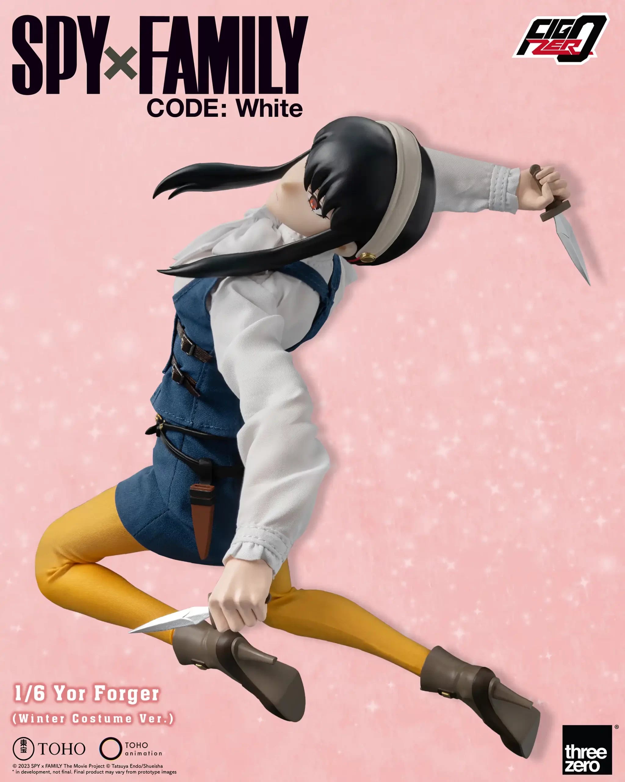 PRE-ORDER threezero - FigZero - SPY×FAMILY CODE: White - Yor Forger: Winter Costume Ver. 1/6