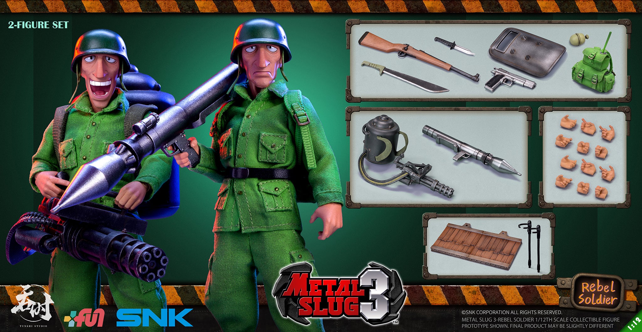 PRE-ORDER Metal Slug III - Rebel Soldier [Set of 2]