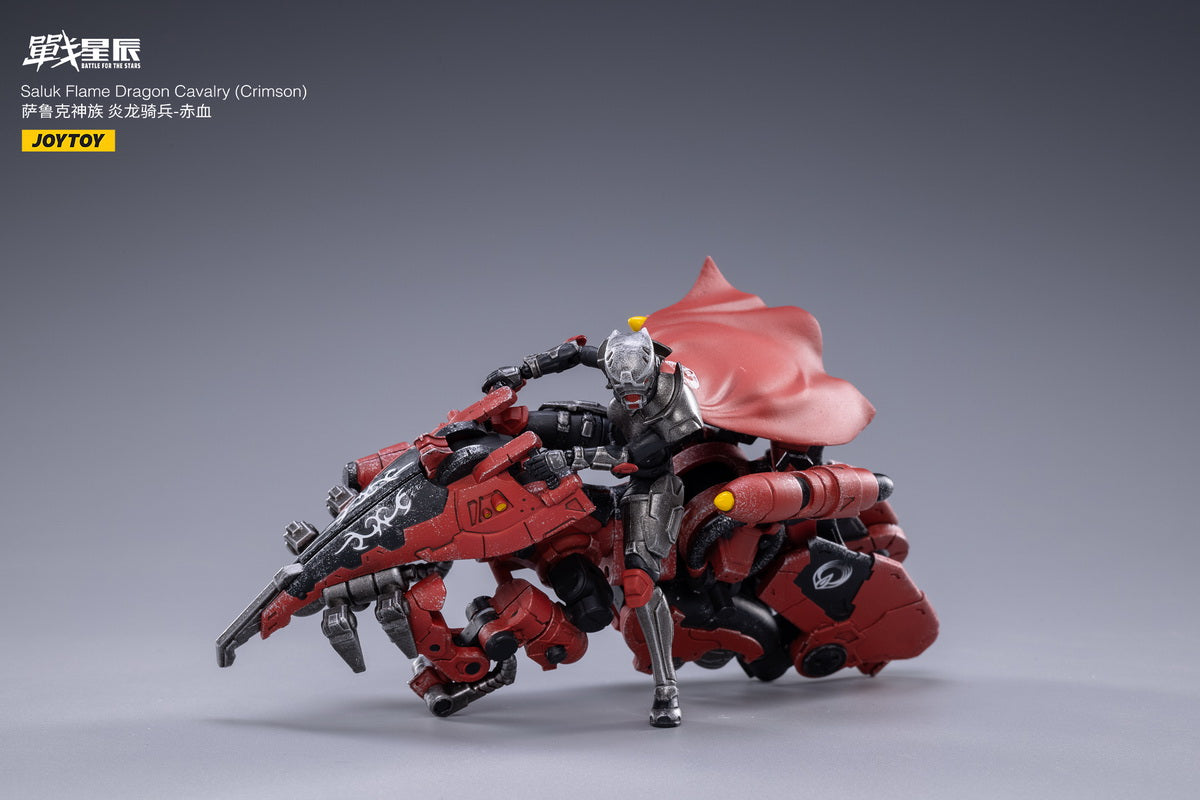 PRE-ORDER Battle for the Stars - Saluk Flame Dragon Cavalry: Crimson 1/18
