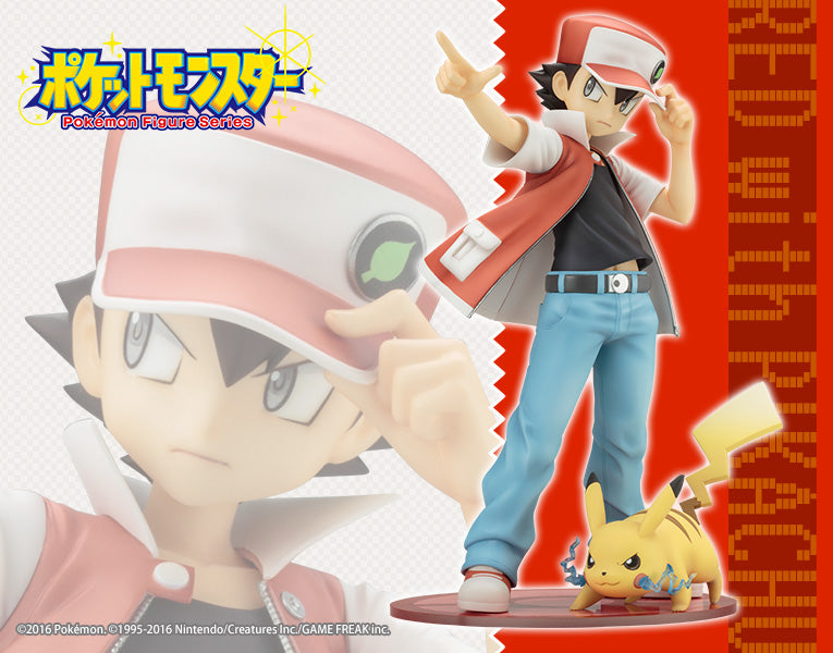 IN-STOCK Kotobukiya - ARTFX J - Pokémon Series - Red with Pikachu 1/8