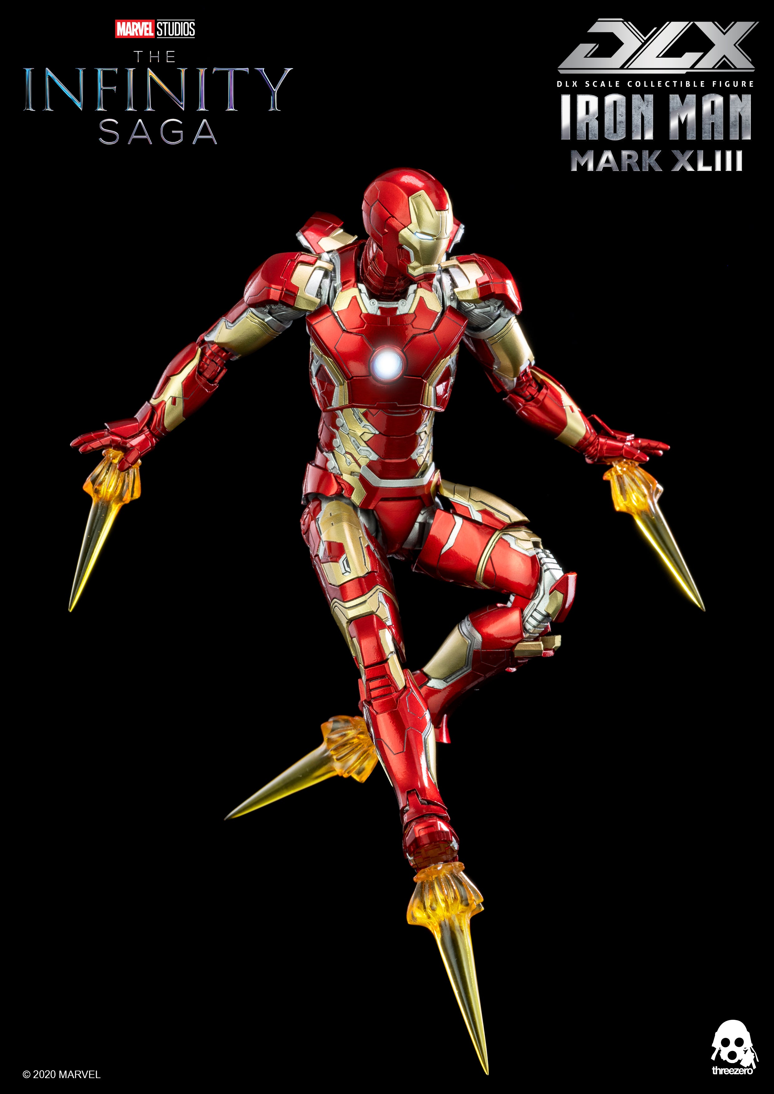 PRE-ORDER Avengers: Infinity Saga - DLX Iron Man Mark 43 1/12 [2nd Release]