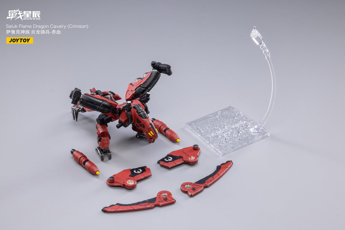 PRE-ORDER Battle for the Stars - Saluk Flame Dragon Cavalry: Crimson 1/18