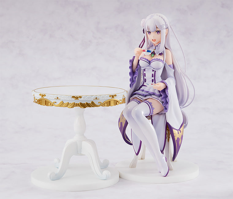 IN-STOCK Kadokawa - KDColle - Re:ZERO -Starting Life in Another World- - Emilia: Tea Party Ver. 1/7
